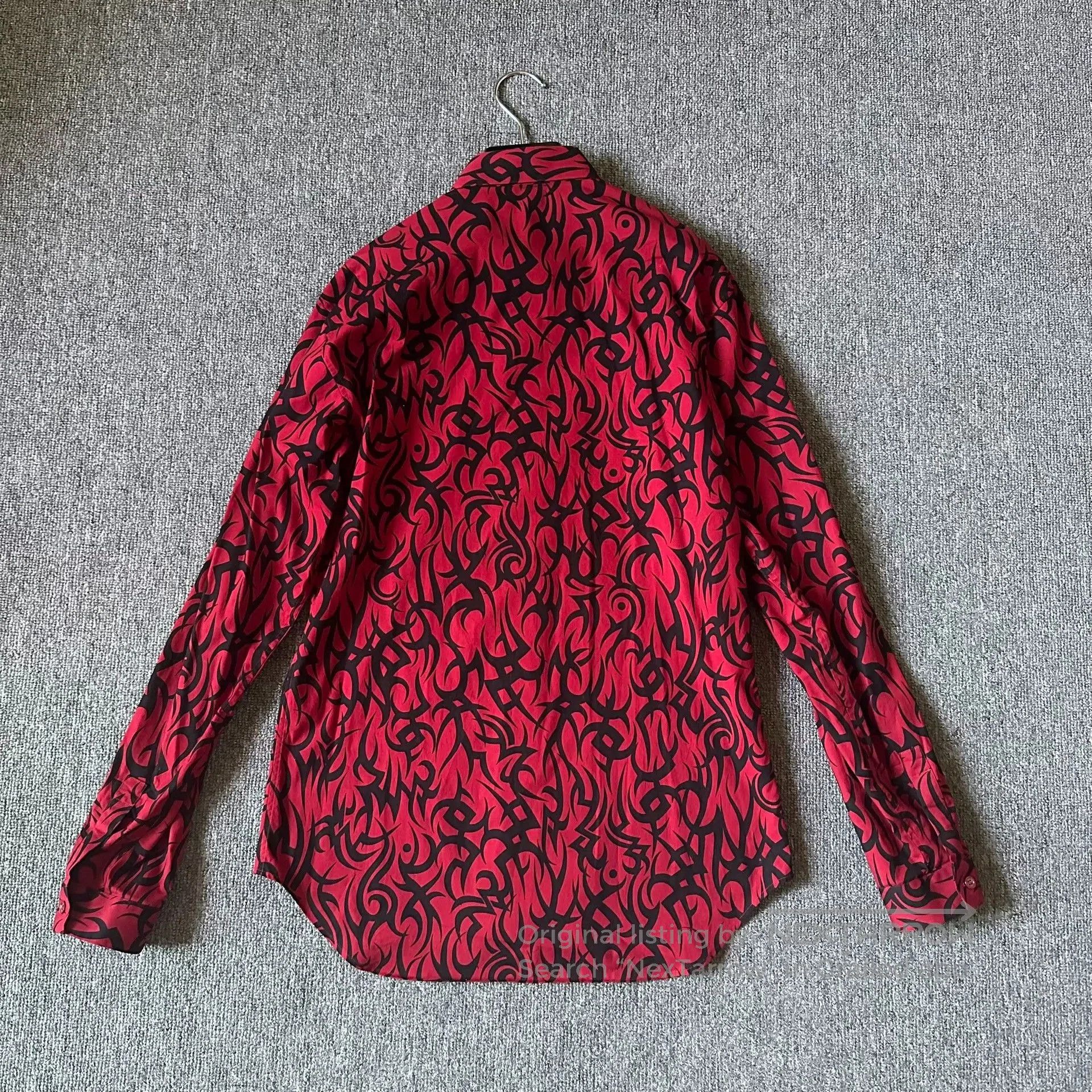 Dior Dior Homme 18fw Red Thorns Bee Shirt. Size US S / EU 44-46 / 1 - 4 Thumbnail