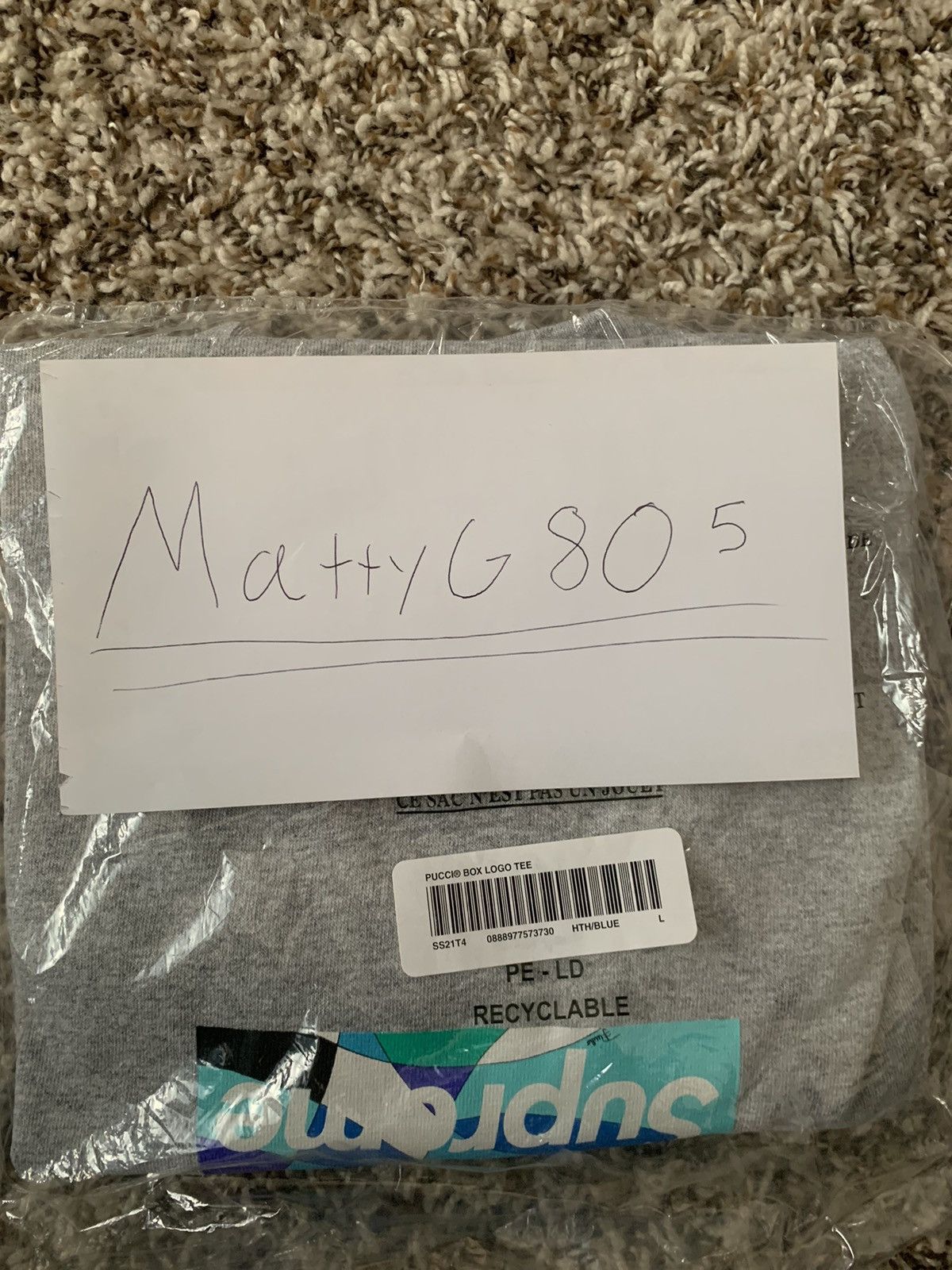 Supreme Supreme Emilio Pucci Box Logo Size US L / EU 52-54 / 3 - 4 Thumbnail