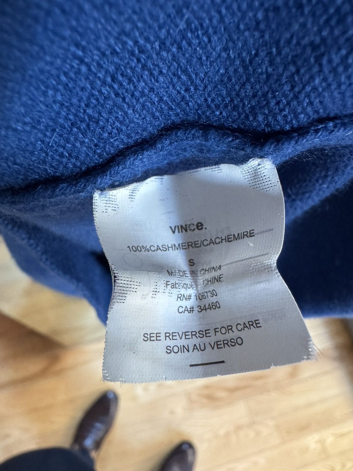 Vince Vince Cashmere Blue Sweater Size US S / EU 44-46 / 1 - 5 Thumbnail