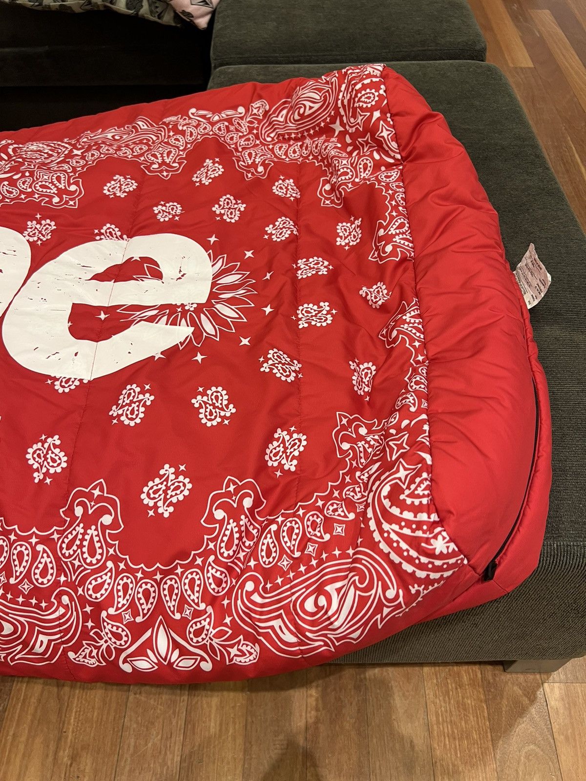 Supreme × The North Face Supreme The North Face Red Bandana Sleeping Bag Paisley Size ONE SIZE - 5 Thumbnail