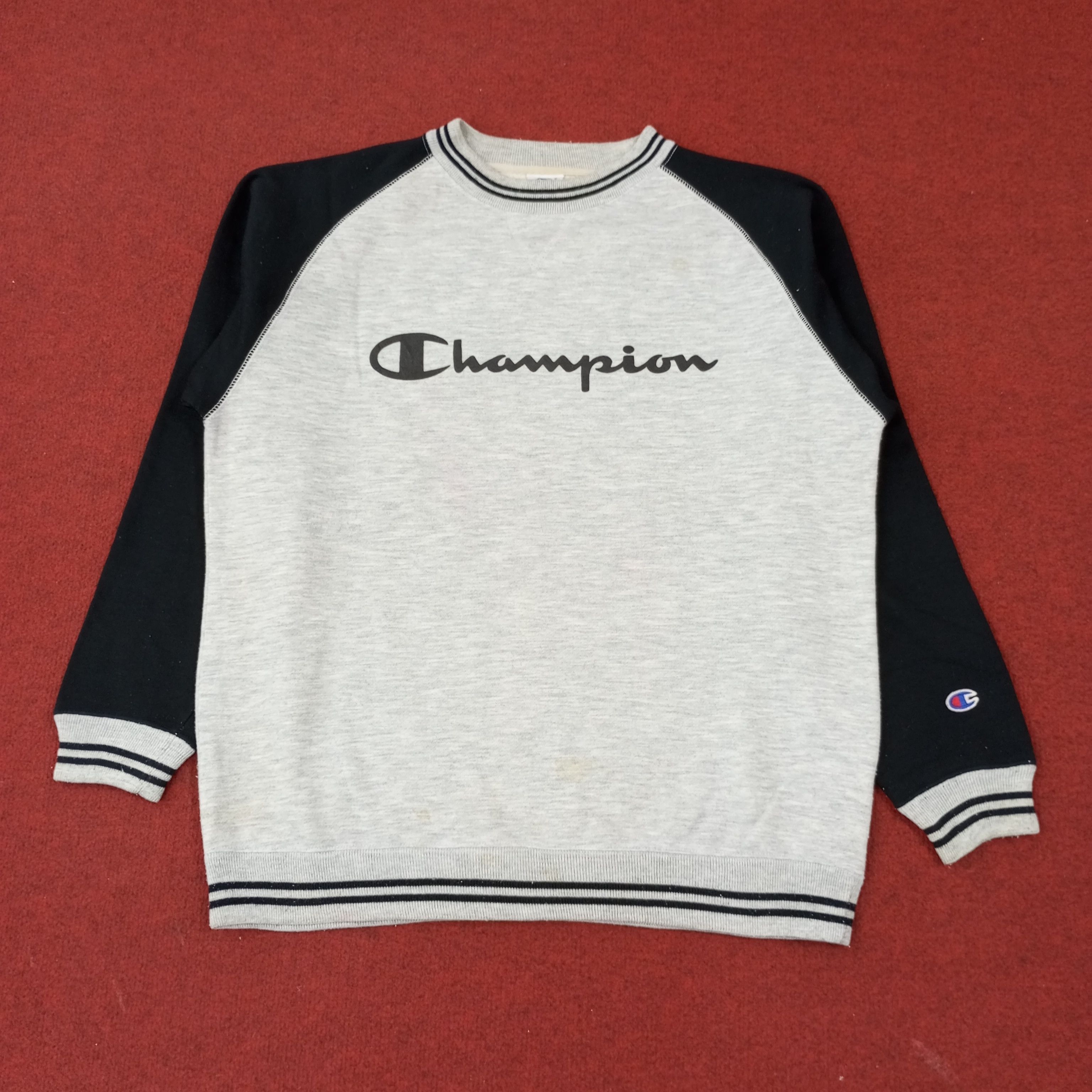 Champion × Vintage Champion Spellout Design Sweatshirt c230n15 Size US M / EU 48-50 / 2 - 1 Thumbnail