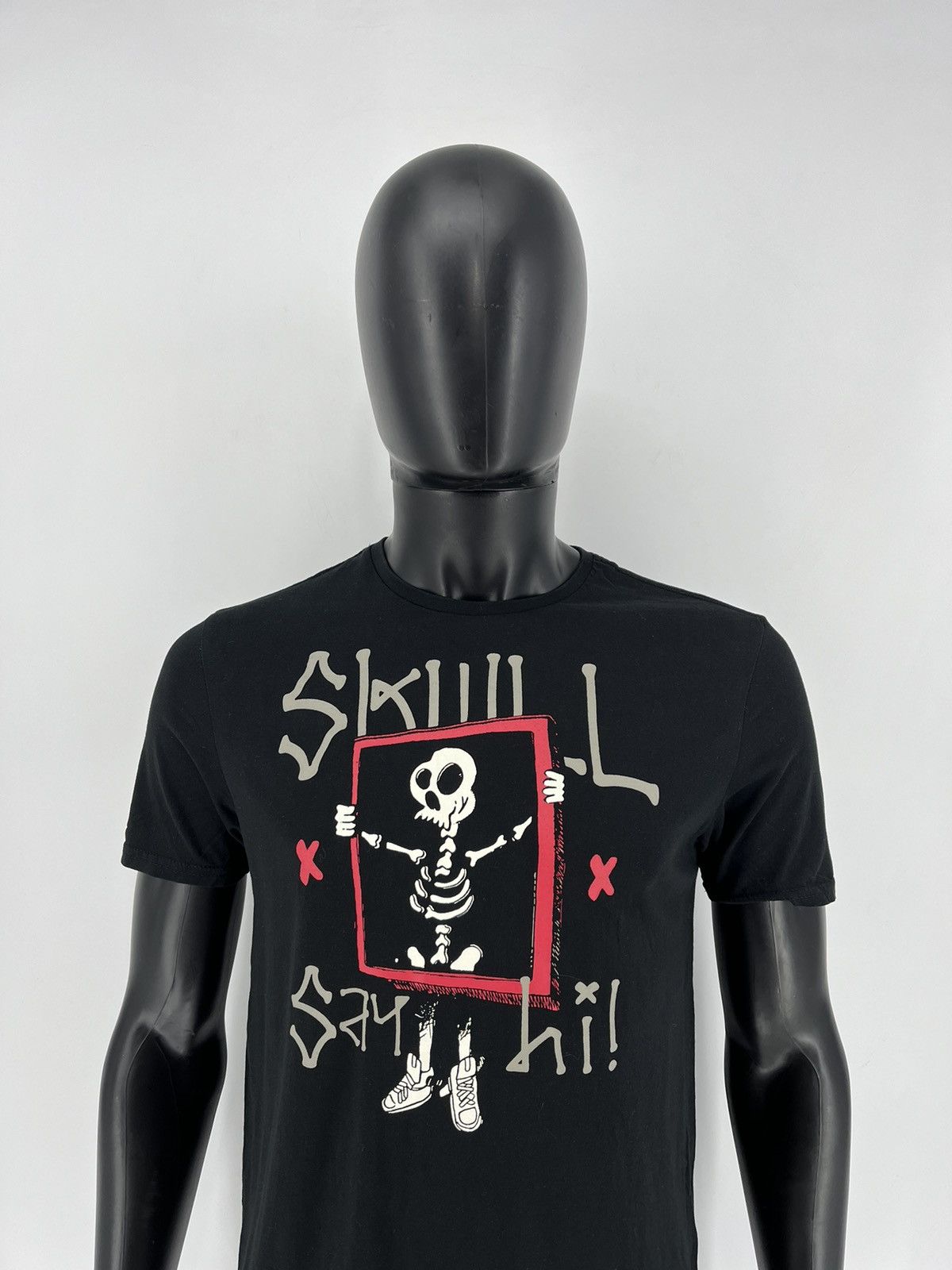 Vintage VINTAGE Y2K “ SAY HI “ FUNNY SLOGAN Tee Face Humor Print Size US S / EU 44-46 / 1 - 1 Thumbnail