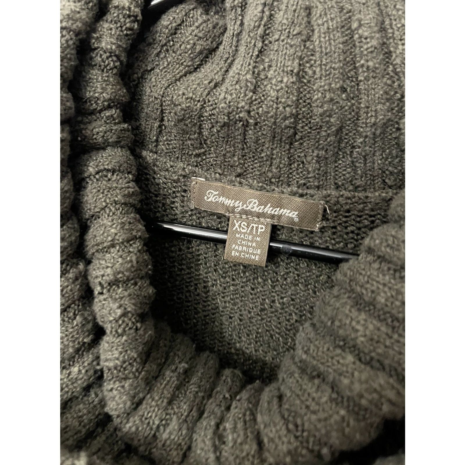 Tommy Bahama Tommy Bahama Sweater Adult XS Green Turtleneck Cable Knit Pullover Womens Size XS / US 0-2 / IT 36-38 - 3 Thumbnail