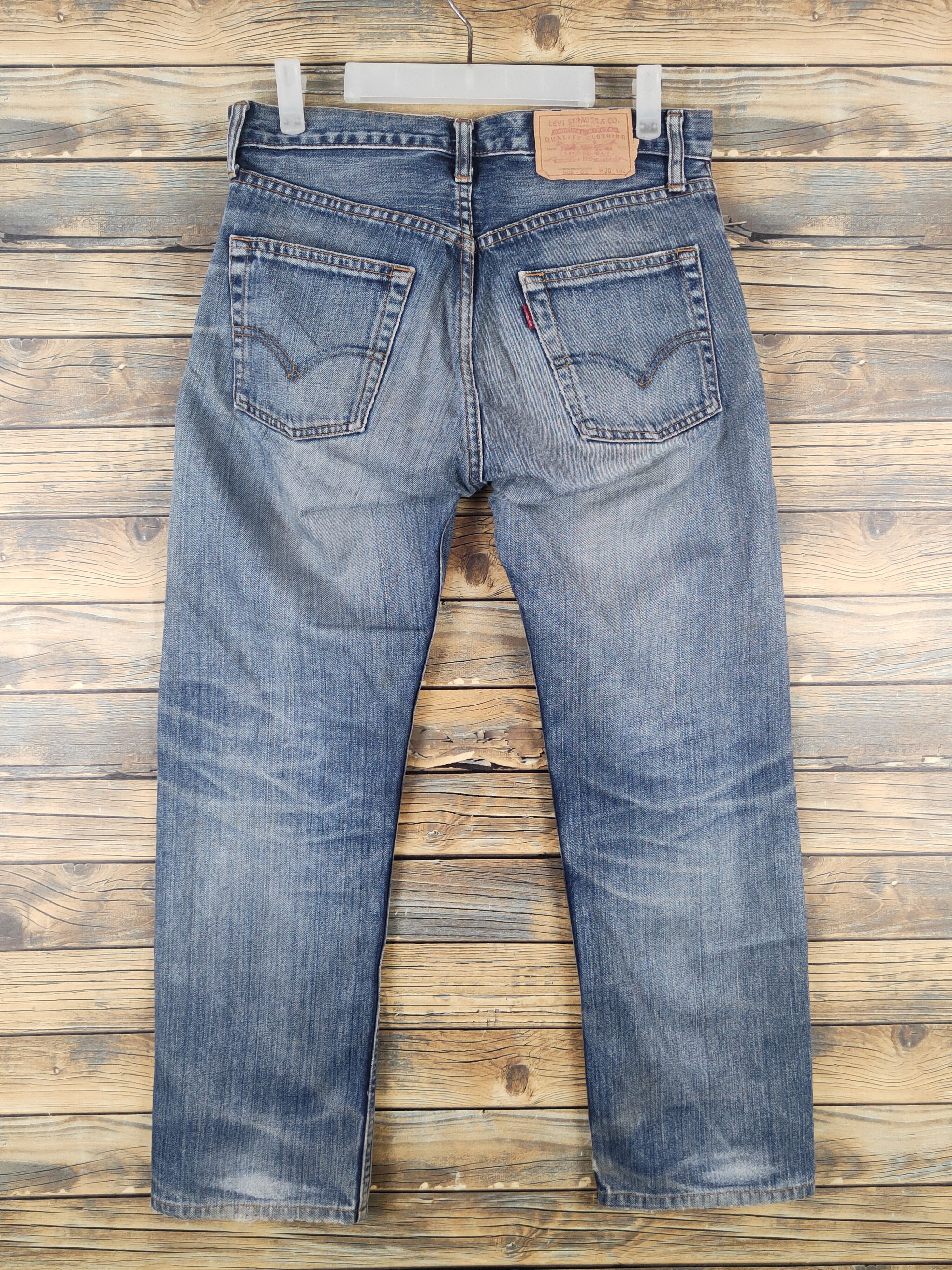Levi's Levi's Dark Blue Faded Distressed Ripped Jeans #W1387 Size US 31 - 7 Thumbnail
