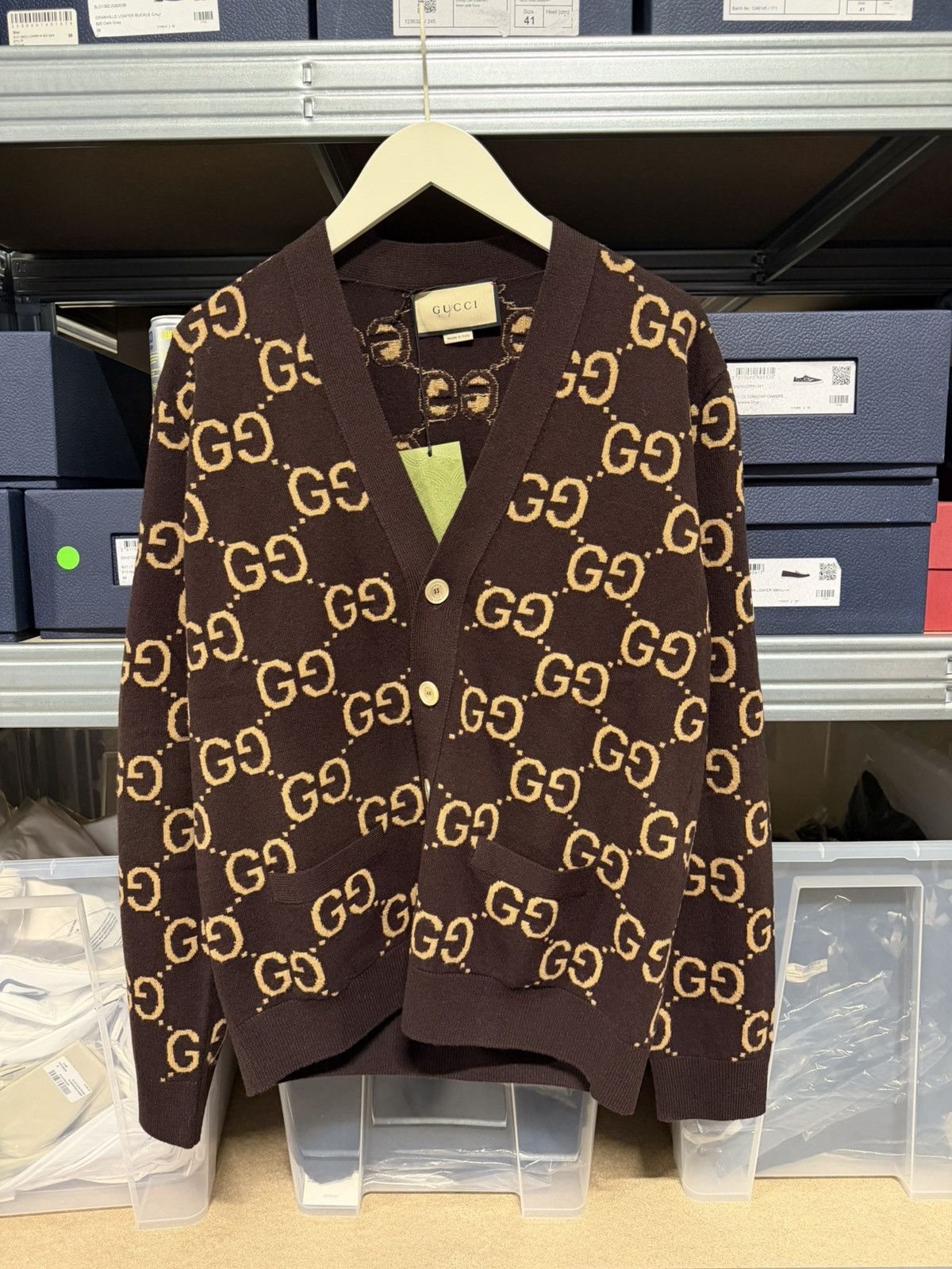 Moncler Gucci GG Jacquard Monogram Cardigan NEW 2200$ Size US M / EU 48-50 / 2 - 1 Thumbnail