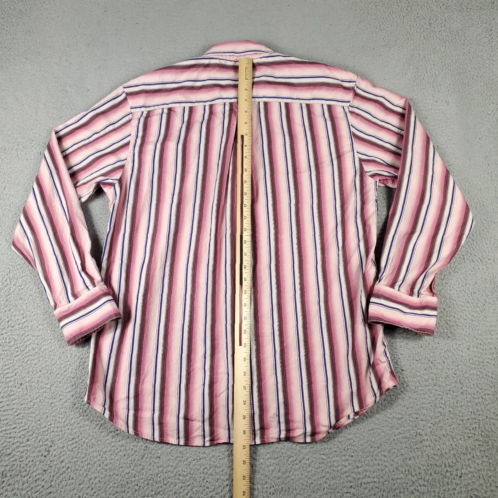 Tommy Bahama Tommy Bahama Shirt Mens Large Burgundy Striped Button-Up Long Sleeve Casual Button-Up Shirt Men L Burgundy Striped Collection Size US L / EU 52-54 / 3 - 5 Thumbnail