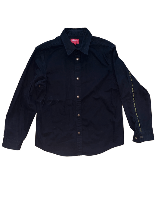 Supreme Supreme Logo Taping Work Shirt | Grailed