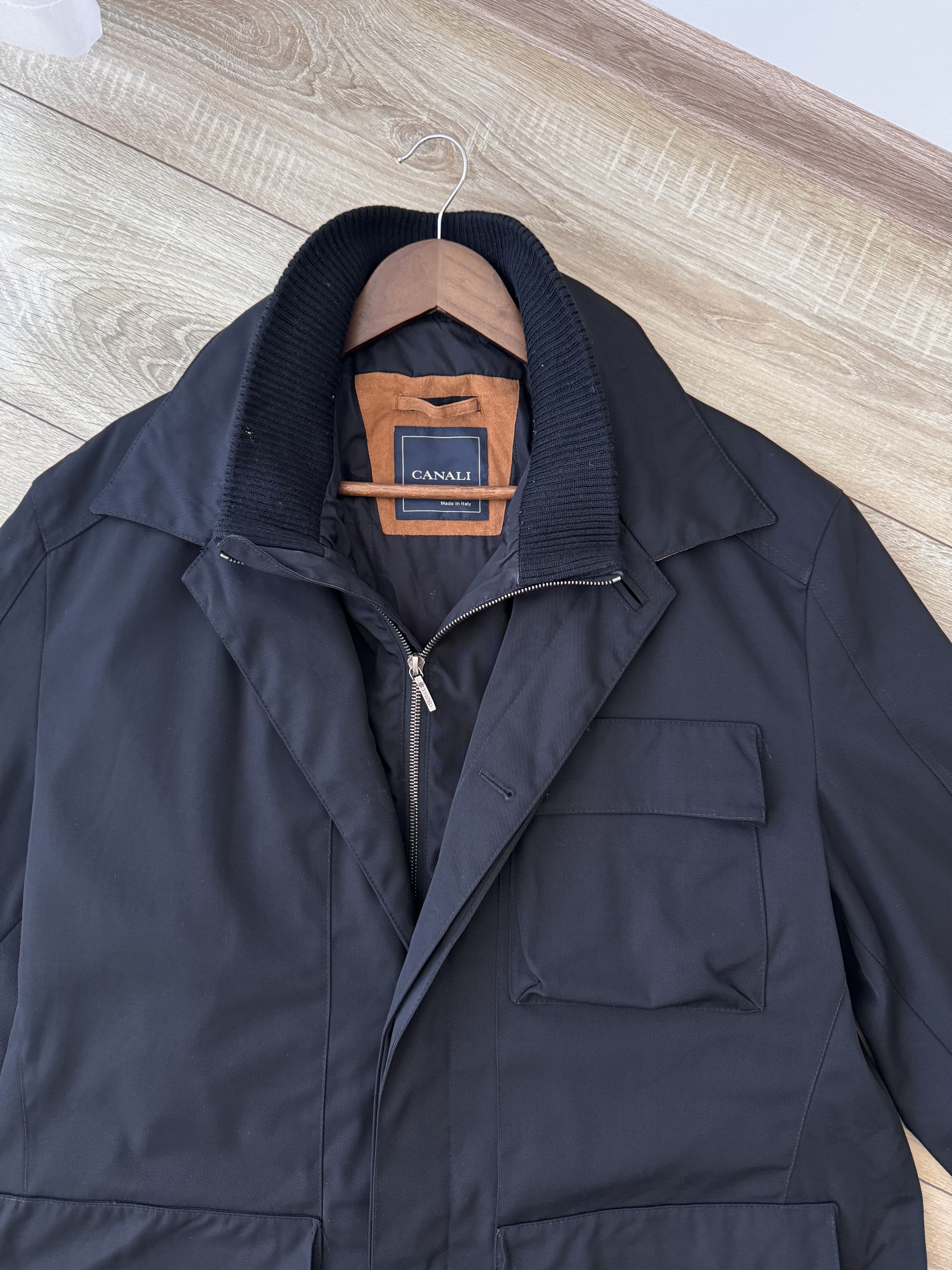 Canali Vintage Canali Rain System Sport Fabric Luxury Jacket Size US L / EU 52-54 / 3 - 9 Thumbnail