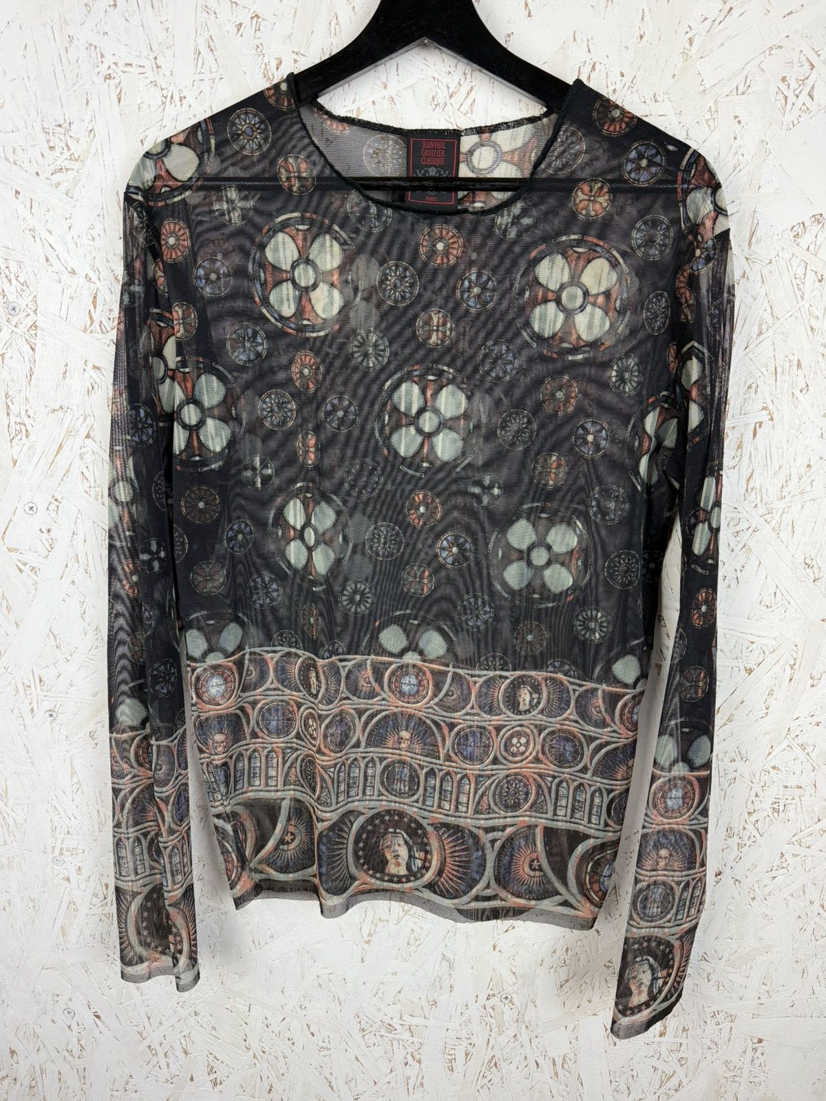 Jean Paul Gaultier Vintage Jean Paul Gaultier Church Stained Glass Mesh Top 48 Size US M / EU 48-50 / 2 - 1 Thumbnail