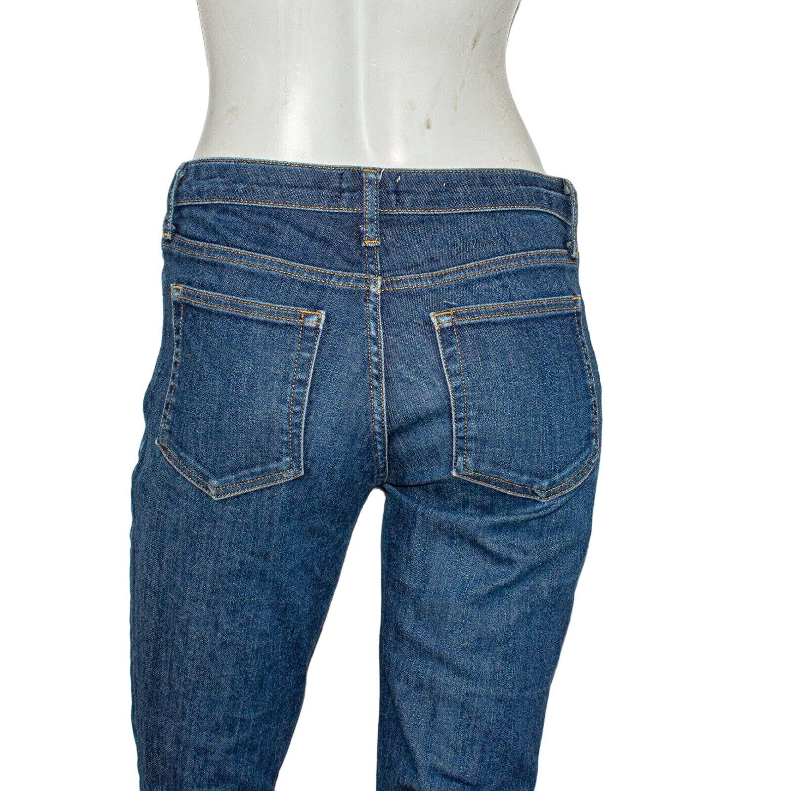 Acne Studios Acne Studios Women's Flex Raw Reform Denim Jeans Blue Size 28" / US 6 / IT 42 - 9 Thumbnail