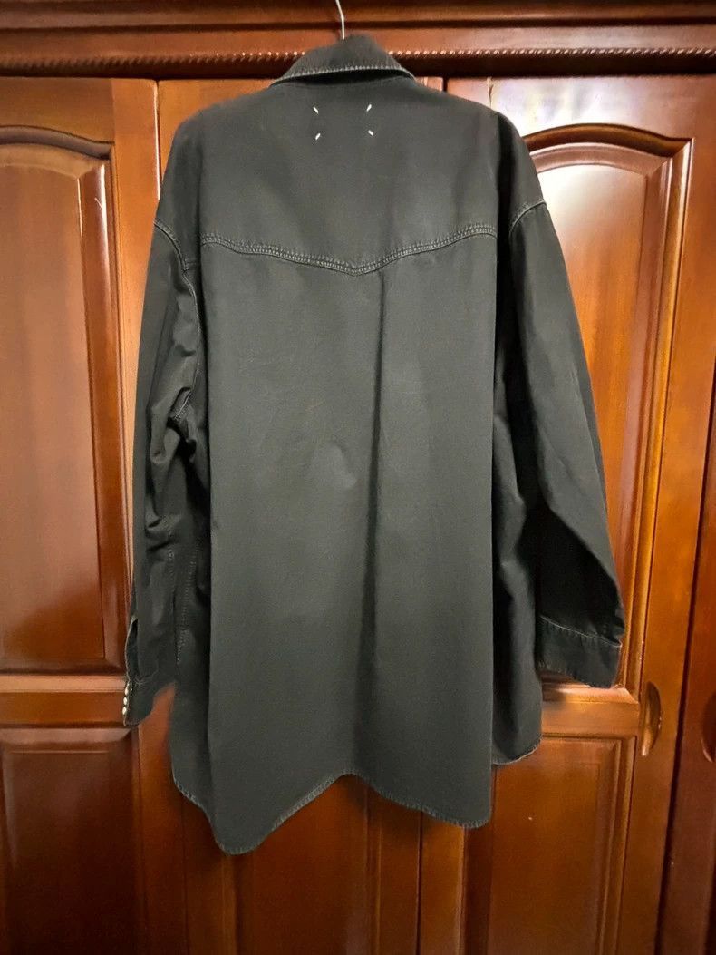 Other Maison Margiela Maison Margiela Black Denim Shirt Jacket-2 Size US M / EU 48-50 / 2 - 2 Thumbnail