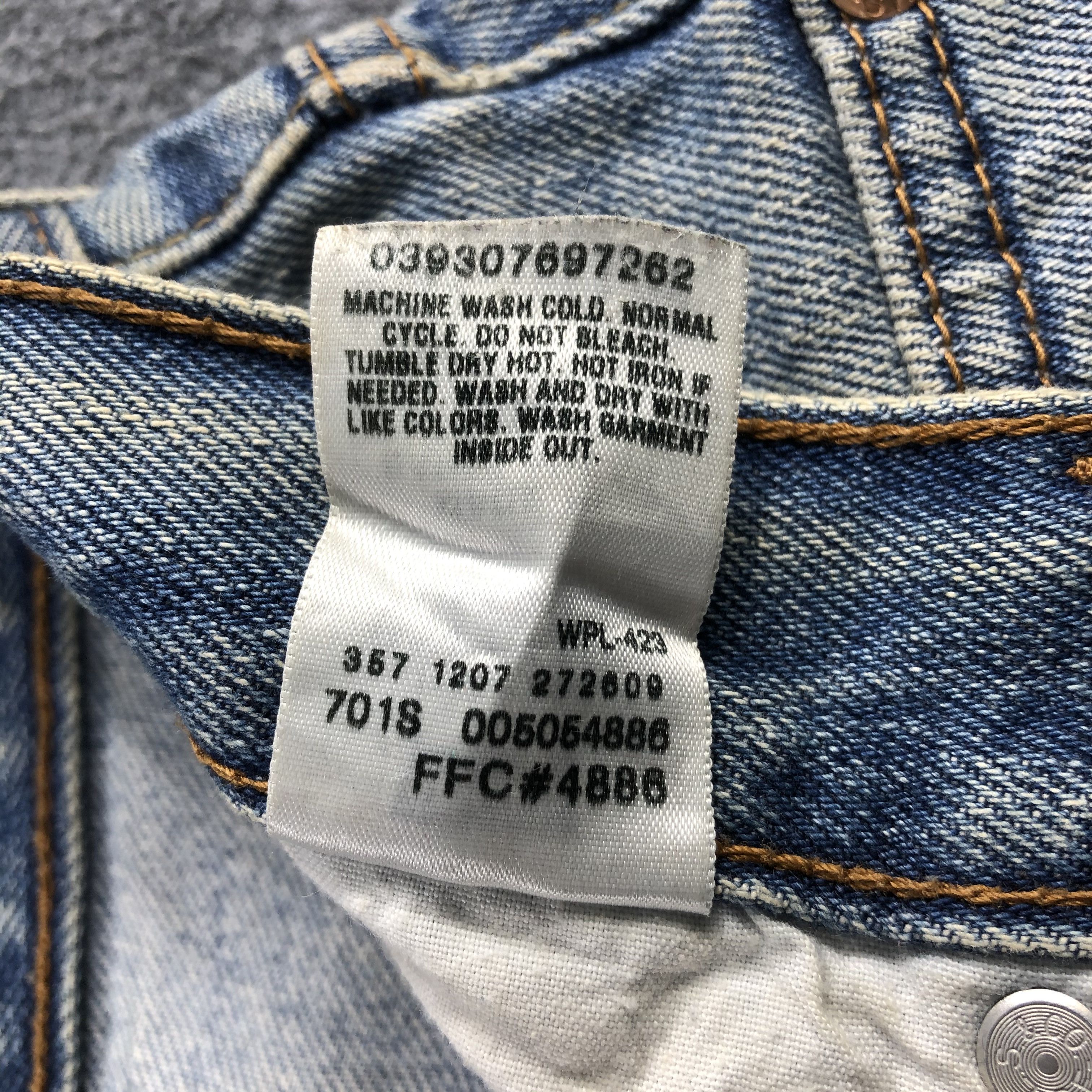 Levi's Vintage Light Wash Levis 505 Jeans-J1715 Size US 31 - 12 Thumbnail