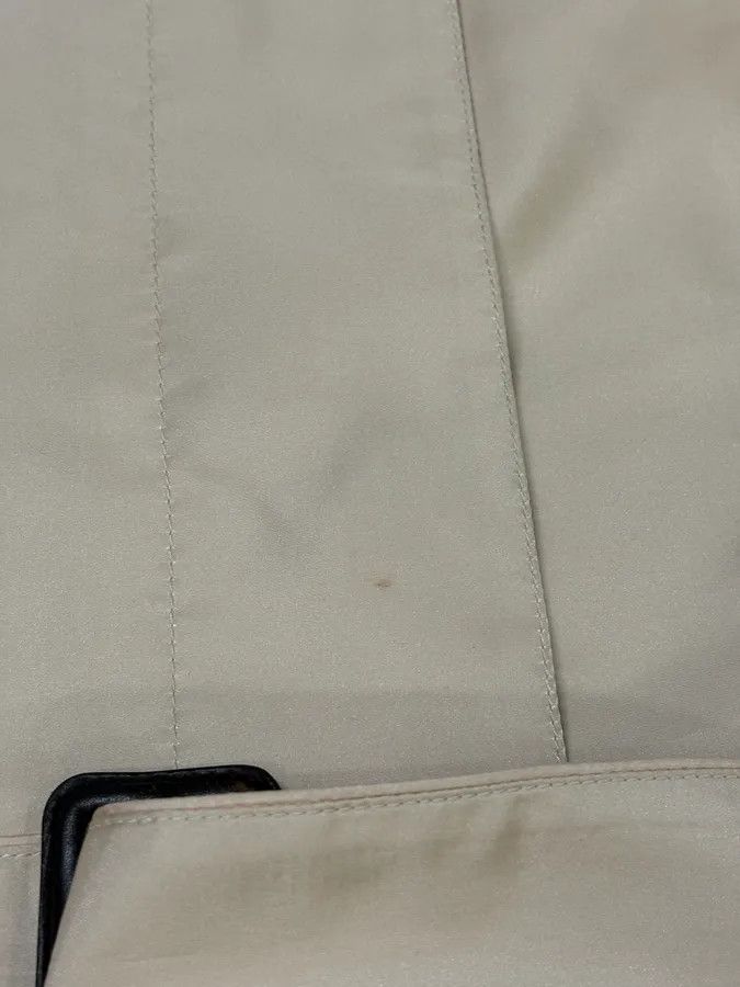 Designer × Prada × Vintage 2000s Prada Beige Belted Trench Jacket Size M / US 6-8 / IT 42-44 - 7 Thumbnail