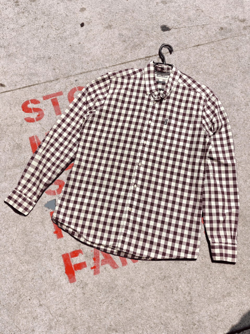 Barbour Barbour Tailored Fit Checkered Shirt SunFaded Crashed Size US L / EU 52-54 / 3 - 1 Thumbnail