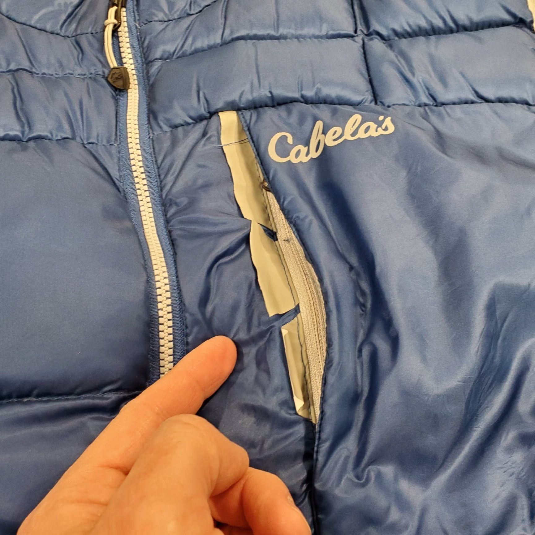 Vintage Cabela's Mens Large Blue Vest Puffer Jacket * User: Cabela's Mens Large Blue Puffer Vest * Size US L / EU 52-54 / 3 - 3 Thumbnail