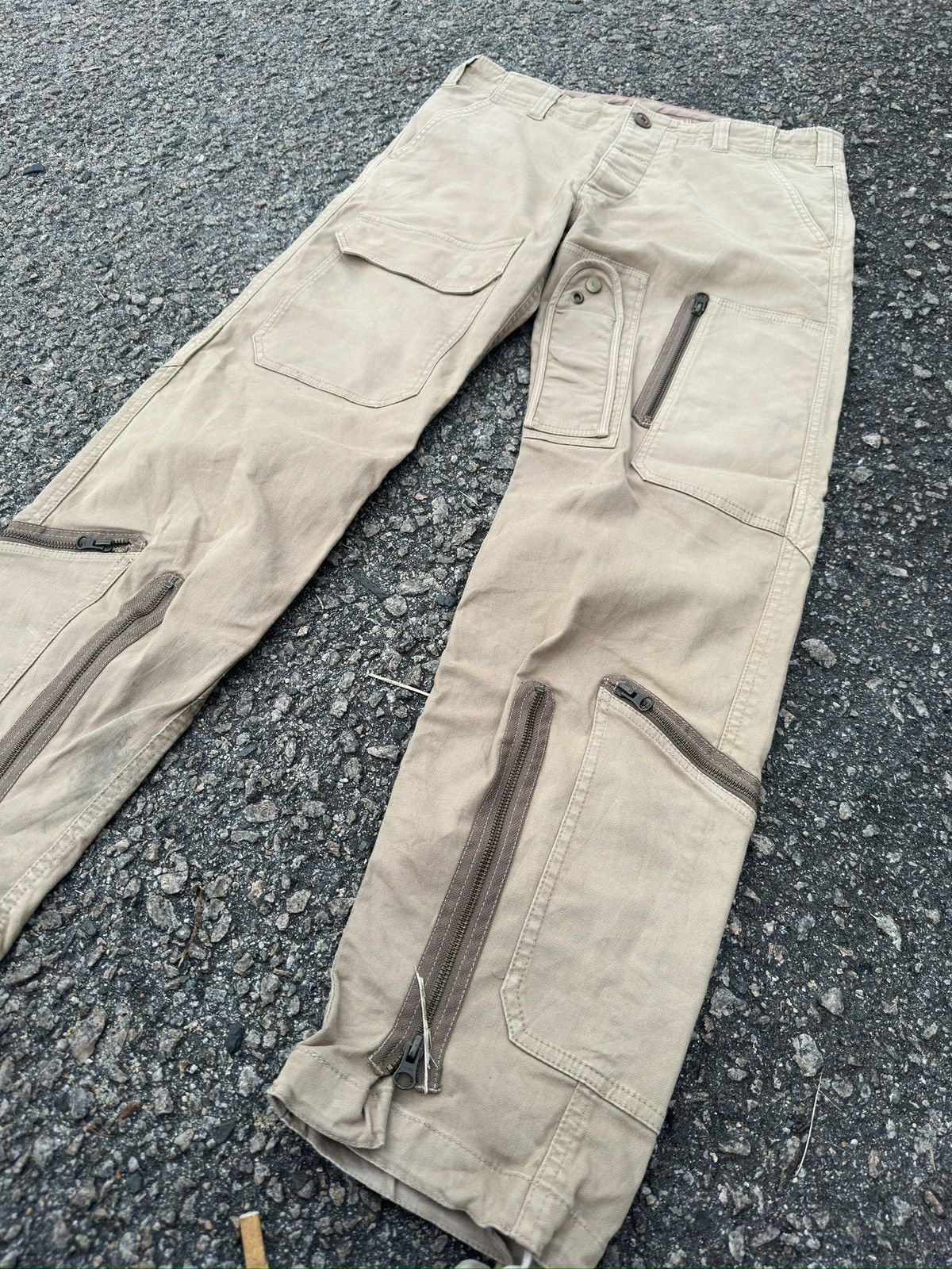291295=Homme 💥JUST DROPPED💥Cargo Pants 291295 HOMME Multipocket Style Size US 33 - 8 Thumbnail