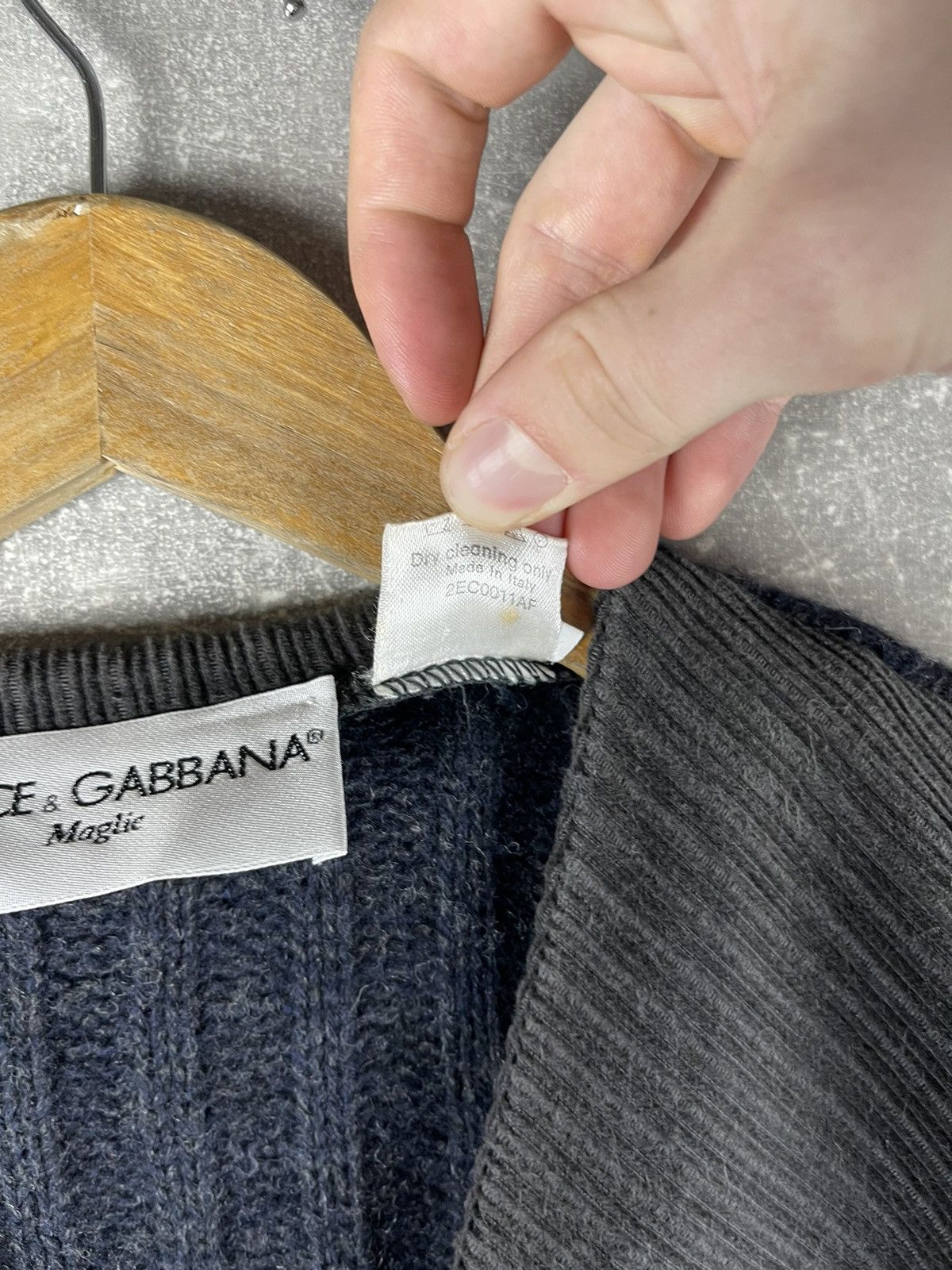 Dolce & Gabbana Dolce & Gabbana Maglie Late 90s Techno Knit Hybrid Jacket Size US M / EU 48-50 / 2 - 9 Thumbnail