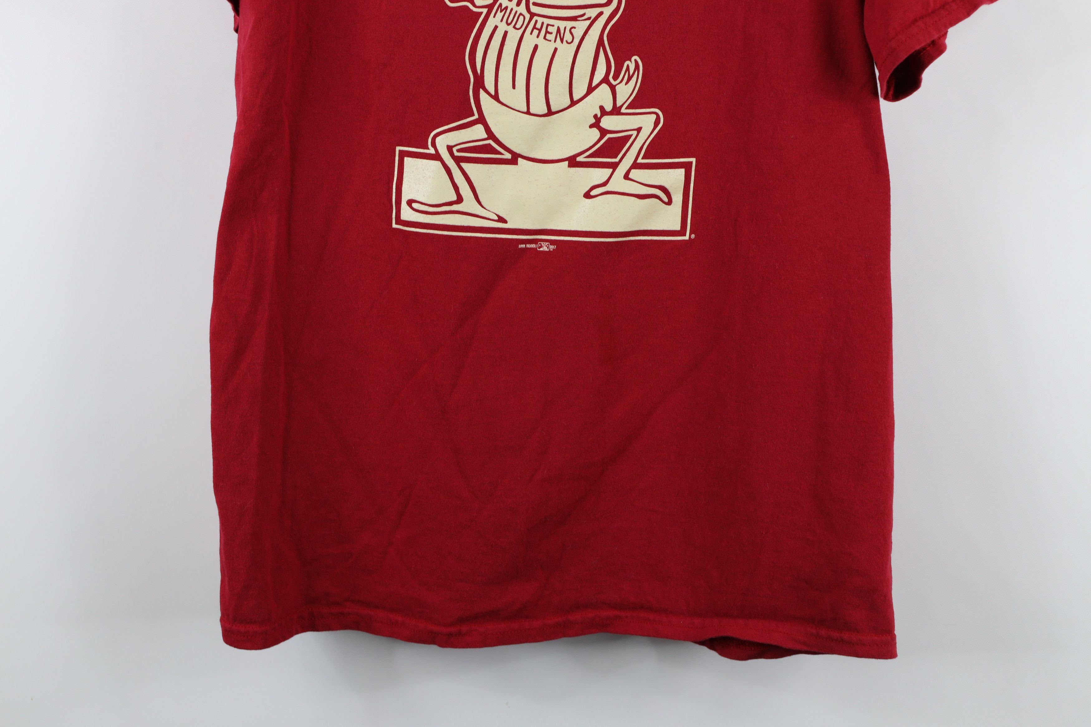 Vintage Y2K Minor League Baseball Mud Hens Short Sleeve T-Shirt Size US L / EU 52-54 / 3 - 3 Thumbnail