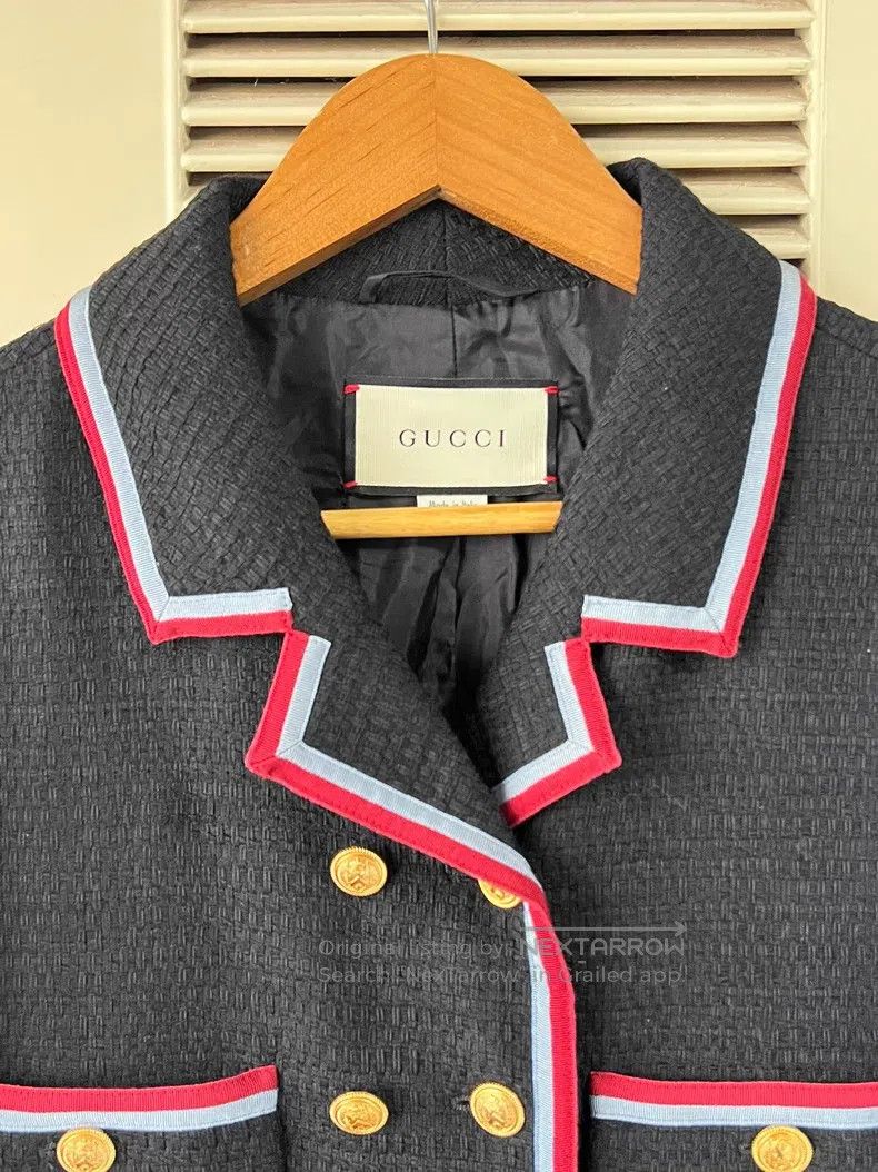 Gucci Gucci Tweed coat Size XS / US 0-2 / IT 36-38 - 3 Thumbnail