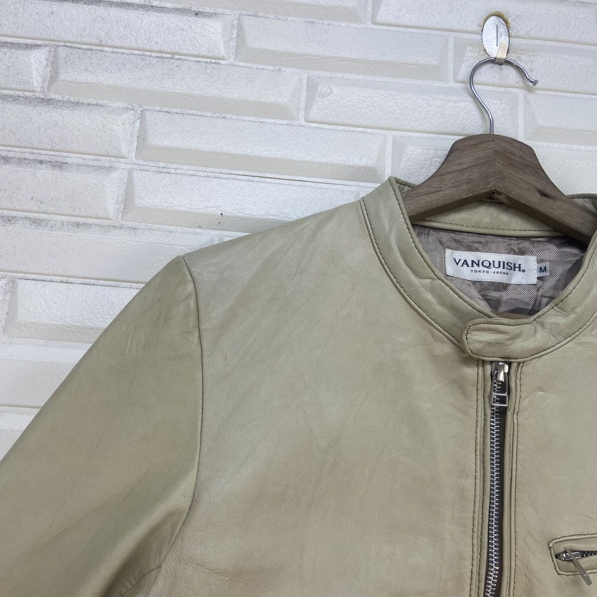 🔥Vanquish Sheepskin Biker Jacket