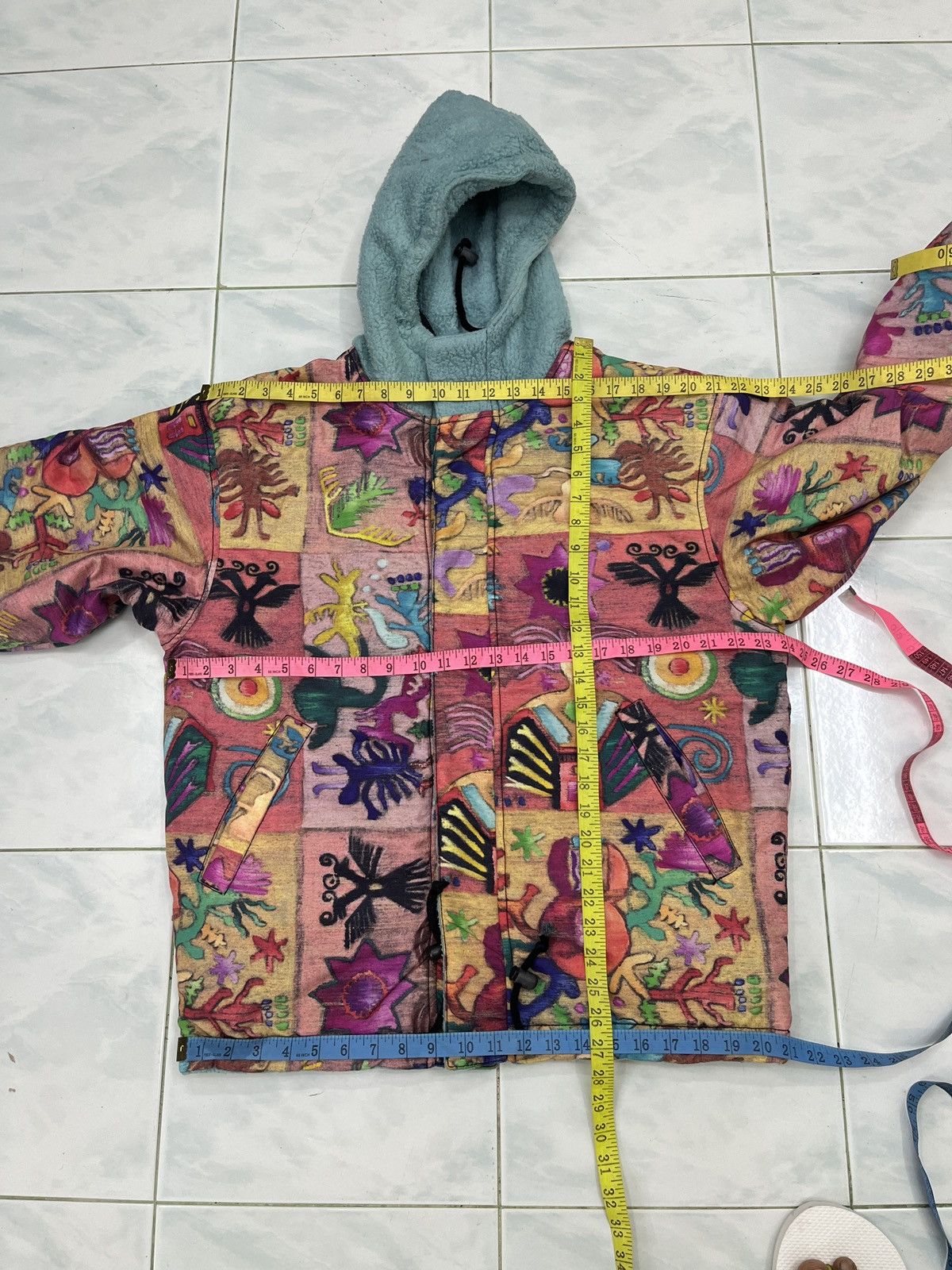 Art Comes First 🔥🔥🔥ARCHIVE JIRO MULTICOLOUR HOODIE POLARTEC JACKET Size US M / EU 48-50 / 2 - 13 Thumbnail