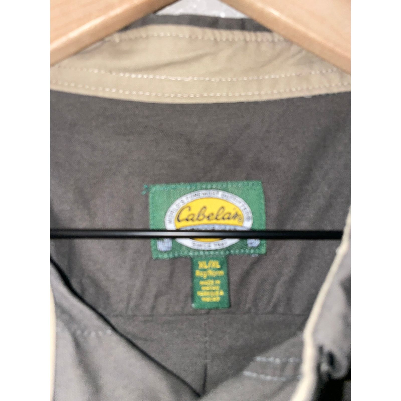 Cabelas Y2K Cabela's Gray Brown Hunting Button Down Shirt 2000s XL Size US XL / EU 56 / 4 - 6 Thumbnail