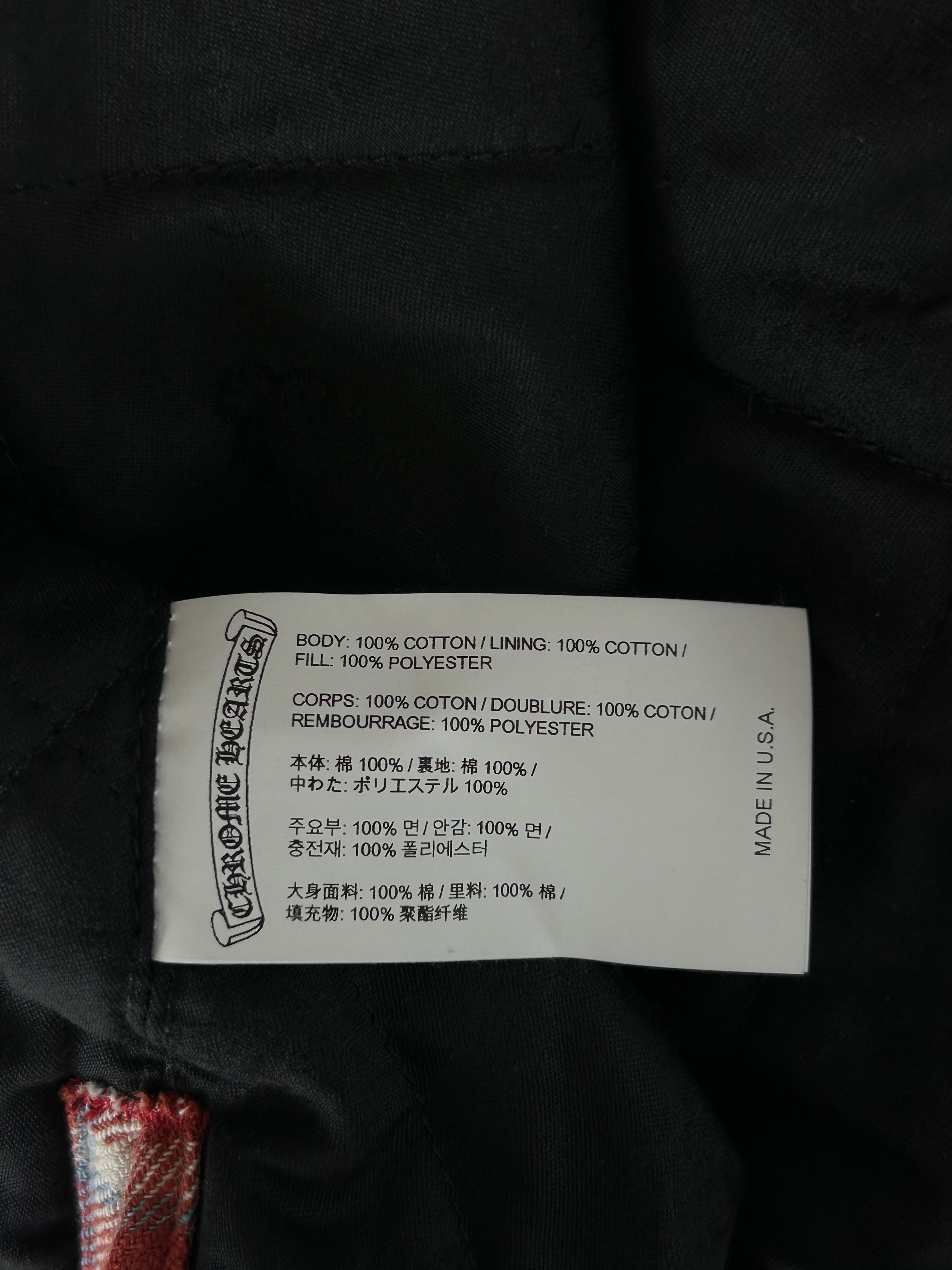 Chrome Hearts Chrome Hearts Red Checkered Padded Flannel Jacket Size US L / EU 52-54 / 3 - 4 Thumbnail