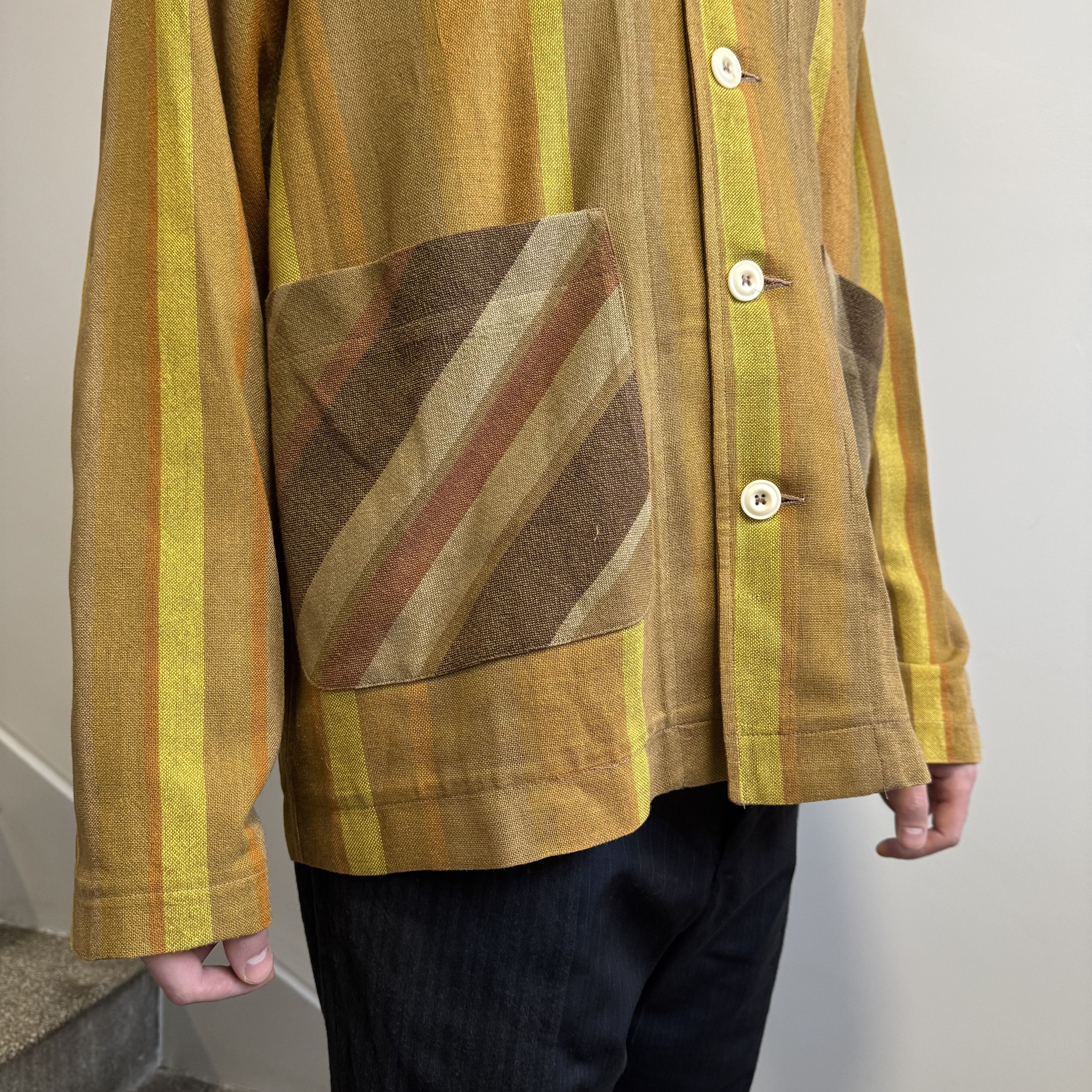Nicholas Daley Nicholas Daley Multicolor Striped Light Jacket Size US L / EU 52-54 / 3 - 4 Thumbnail