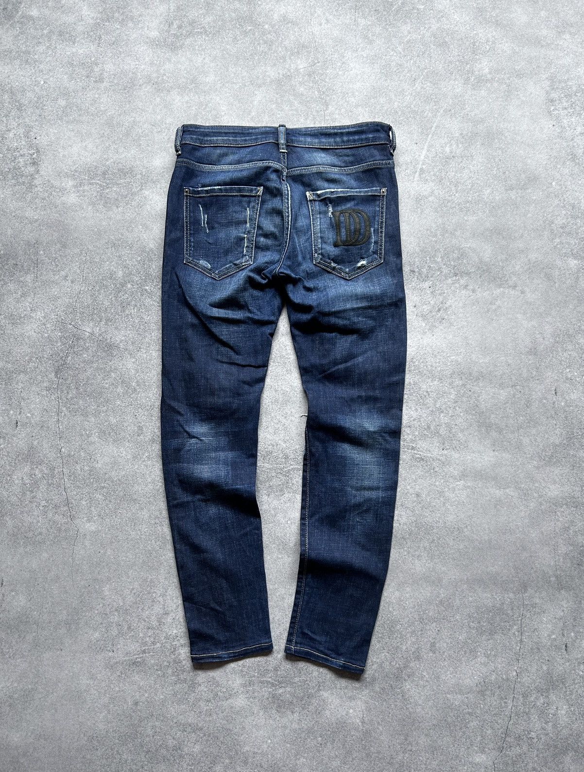 Dsquared2 Dsquared2 rare distressed denim skinny drip jeans Size US 31 - 2 Thumbnail