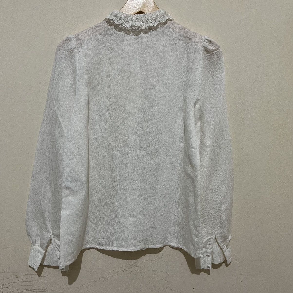 Sezane Sezane lace blouse Size XS / US 0-2 / IT 36-38 - 7 Thumbnail