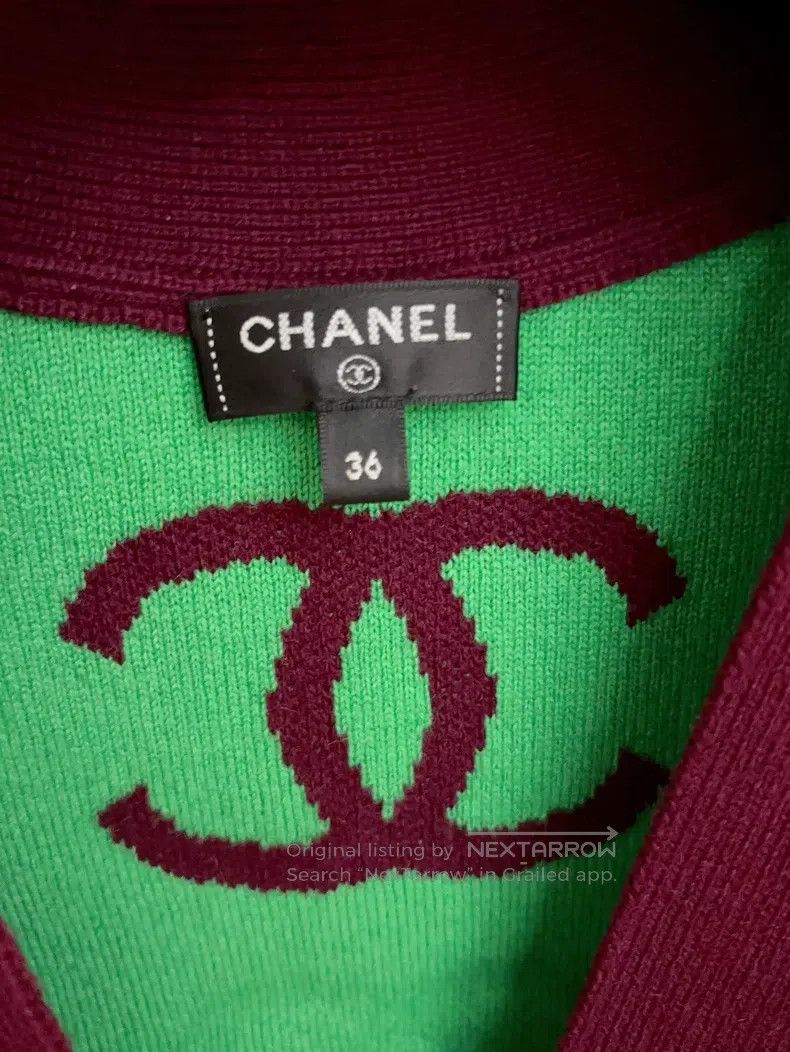 Chanel Chanel Large logo cashmere cardigan coat Size XS / US 0-2 / IT 36-38 - 4 Thumbnail