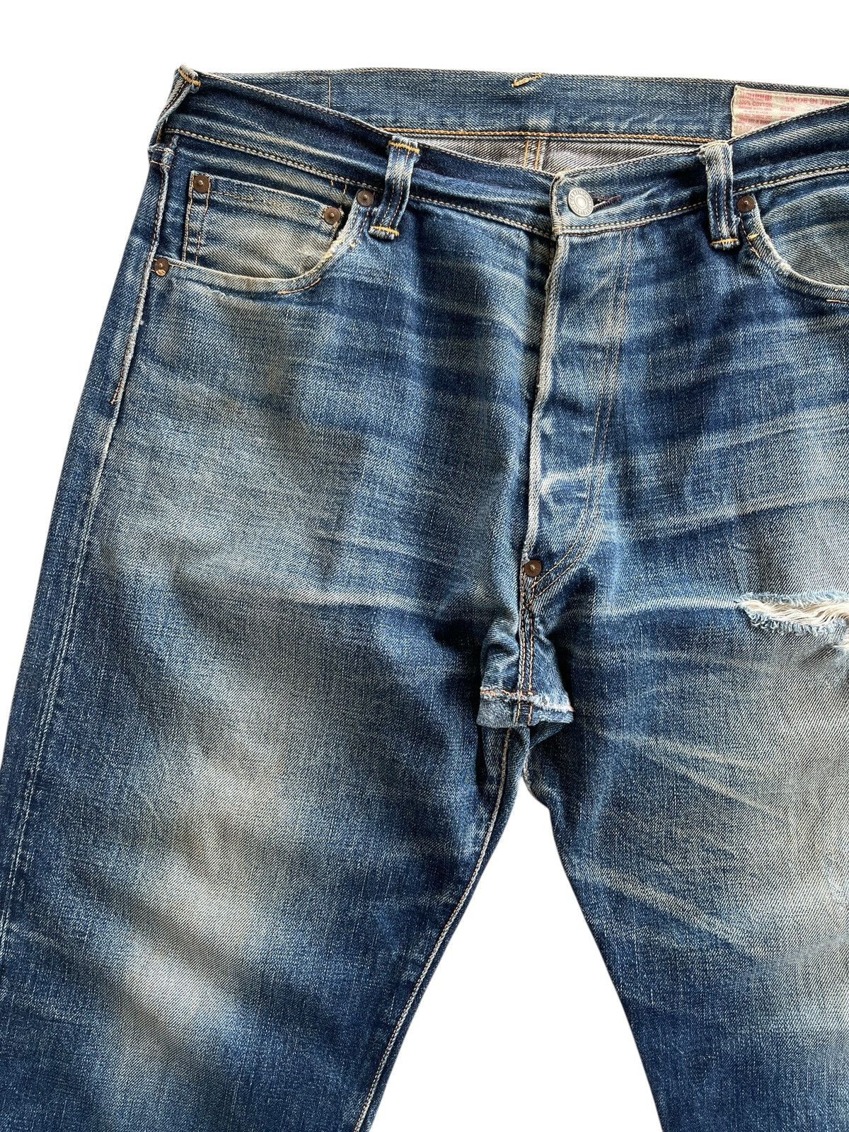 Evisu Evisu Daicock Distressed Selvedge Denim Size US 34 / EU 50 - 5 Thumbnail