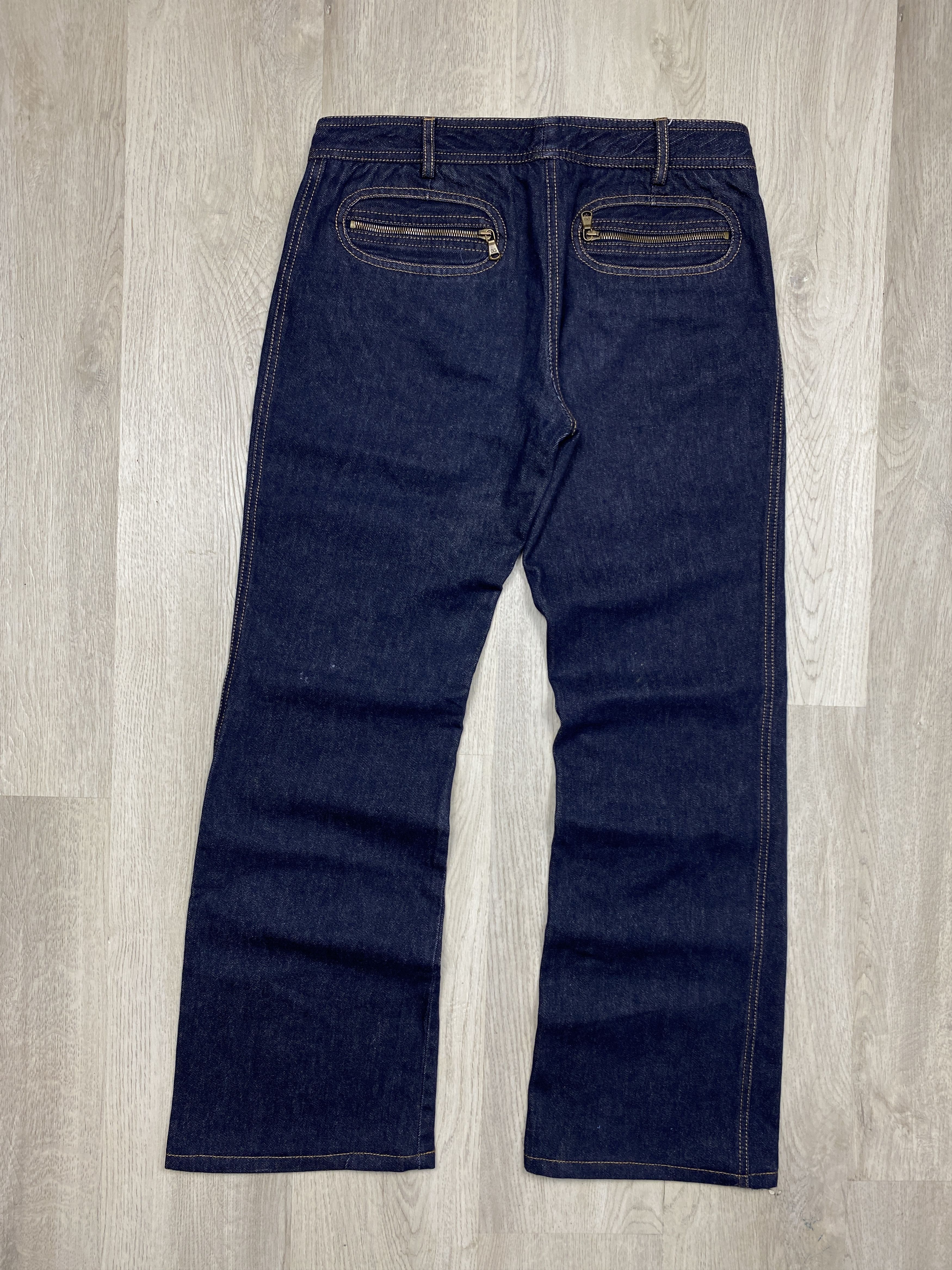 Dolce & Gabbana × Vintage Dolce & Gabbana Vintage Womens Flared Denim Pants Jeans Size 30" / US 8 / IT 44 - 7 Thumbnail