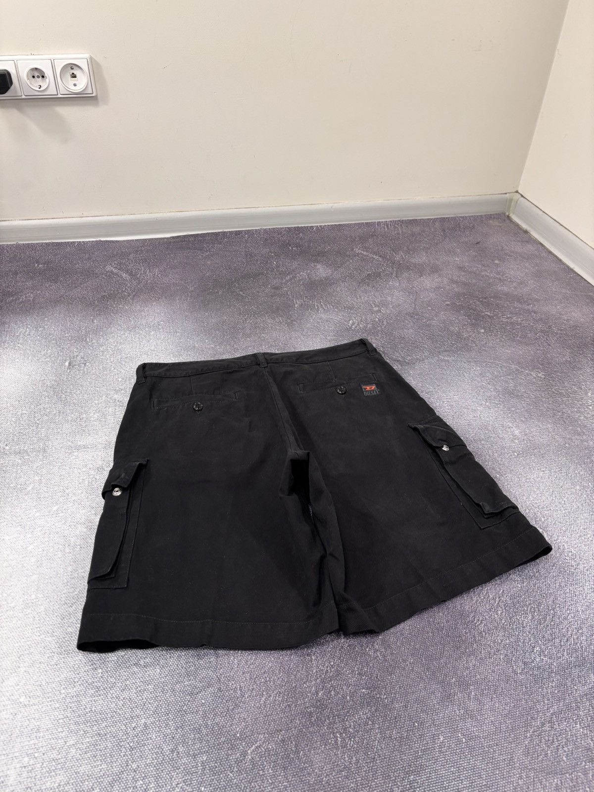 Diesel Diesel P-Cor NEW Men’s Black Utility Hype Cargo Shorts Size US 31 - 13 Thumbnail