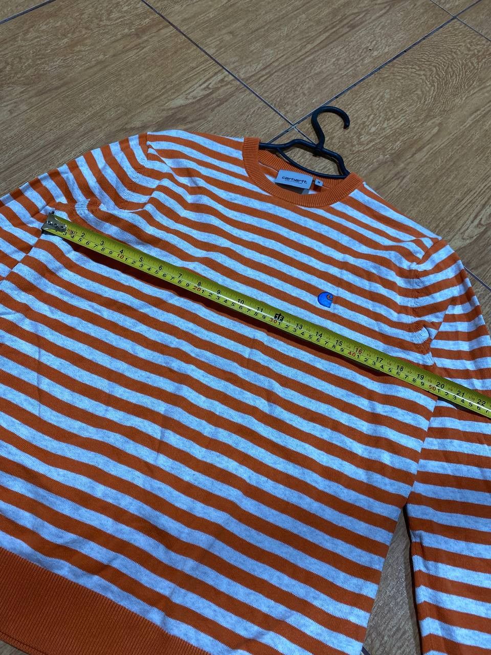 Carhartt striped Long Sleeve Carhartt logo Vintage Y2K streetwear Size US M / EU 48-50 / 2 - 11 Thumbnail