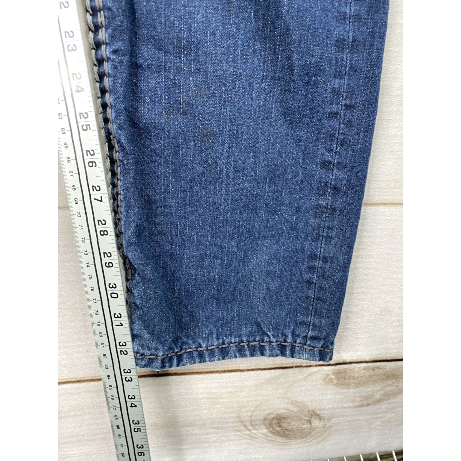 True Religion True Religion Billy Jeans 38 Dark Distressed Straight USA Denim Cotton Regular 5-Pocket Mens Jeans Billy USA Shirt? Size US 38 / EU 54 - 6 Thumbnail