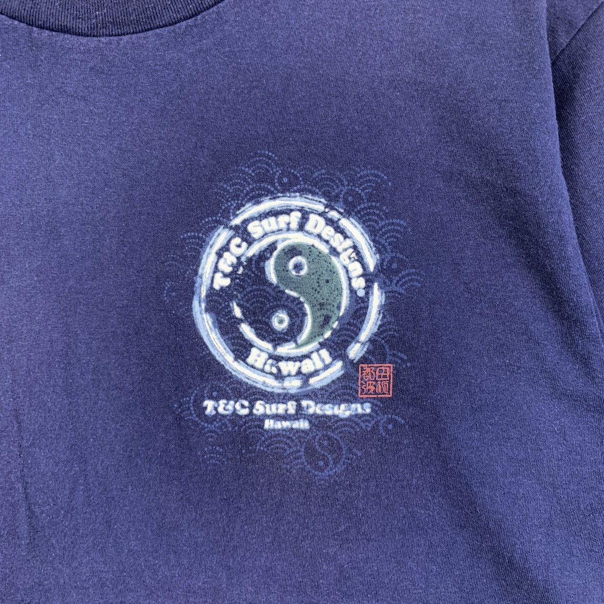 Vintage Vintage 90’ T&C SURF DESIGNS Natural Sun Faded Tee Shirt Size US L / EU 52-54 / 3 - 3 Thumbnail