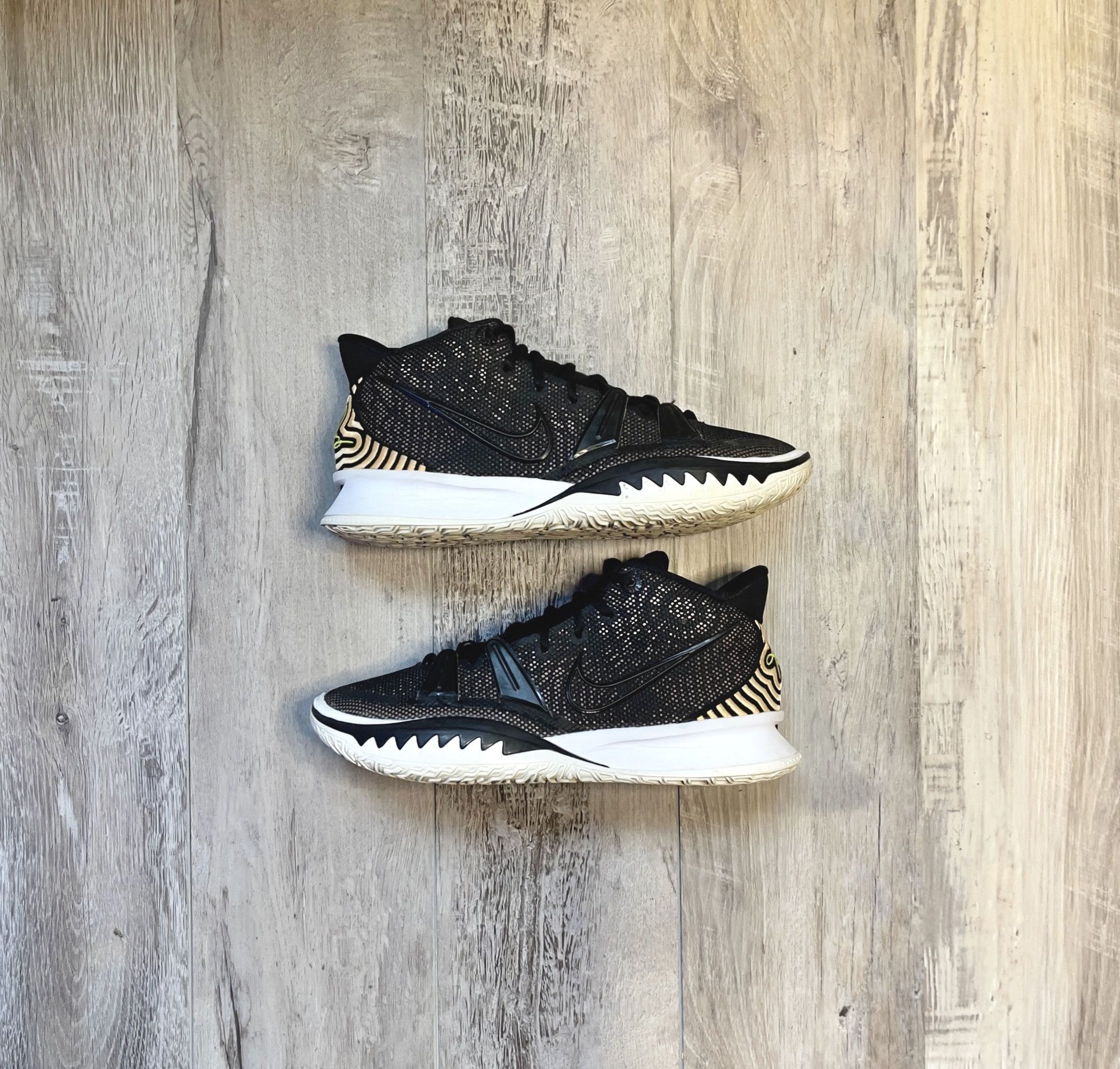 image of Nike • Kyrie 7 "ripple Effect" (8M) Shoes in Black, Men's