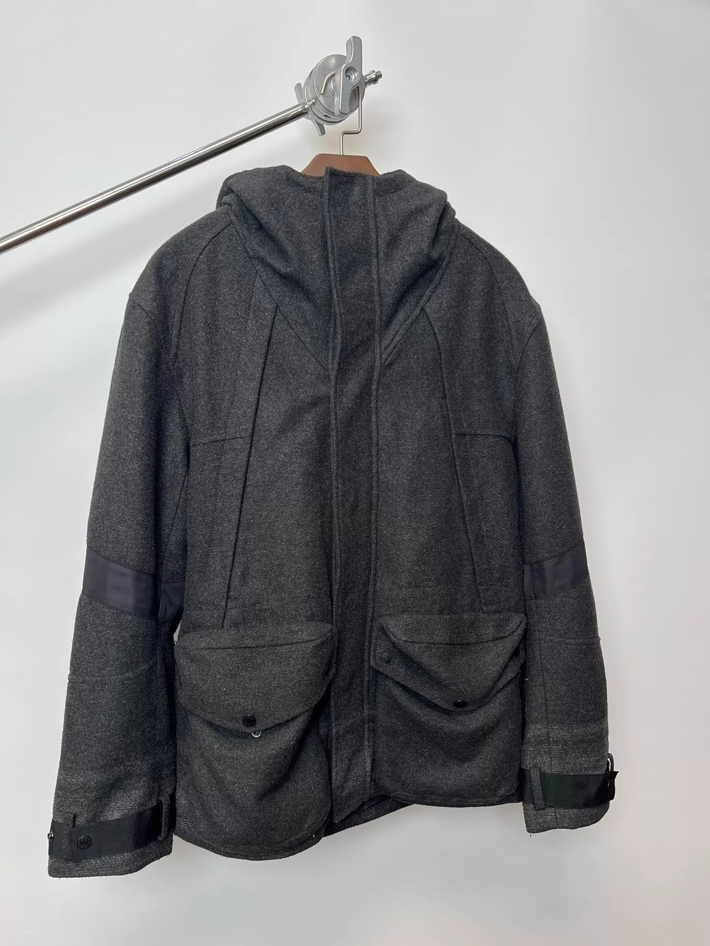 Armani Exchange Armani Exchange Wool Blend DVN 3D Pockets Jacket M Size US M / EU 48-50 / 2 - 2 Thumbnail