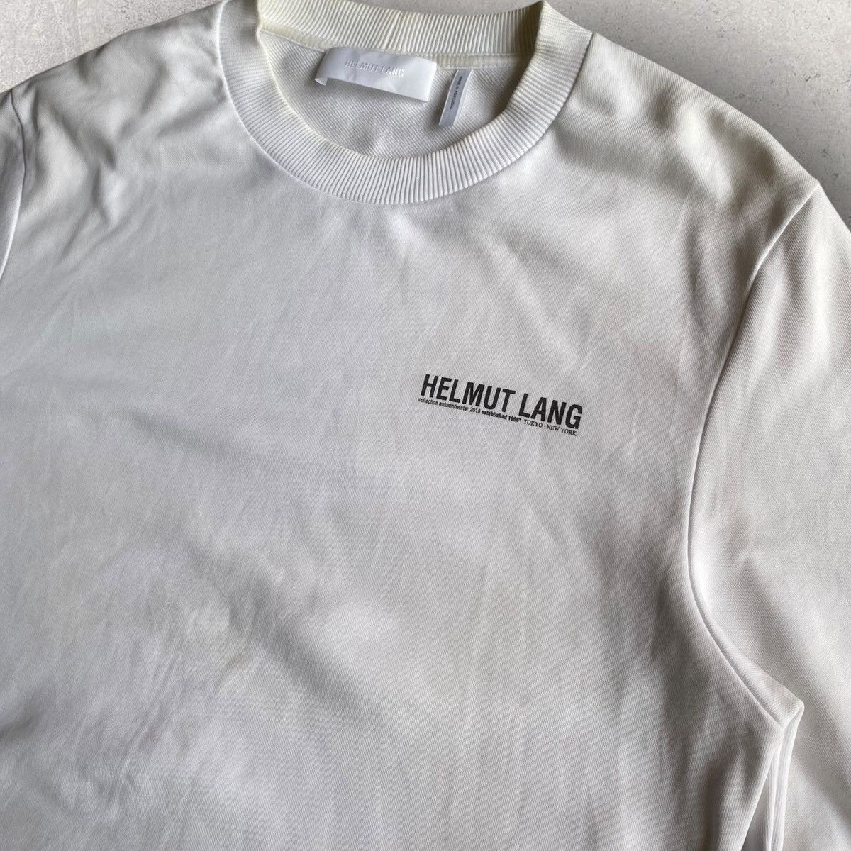 Helmut Lang AW18 Logo Sweater Size US L / EU 52-54 / 3 - 1 Thumbnail