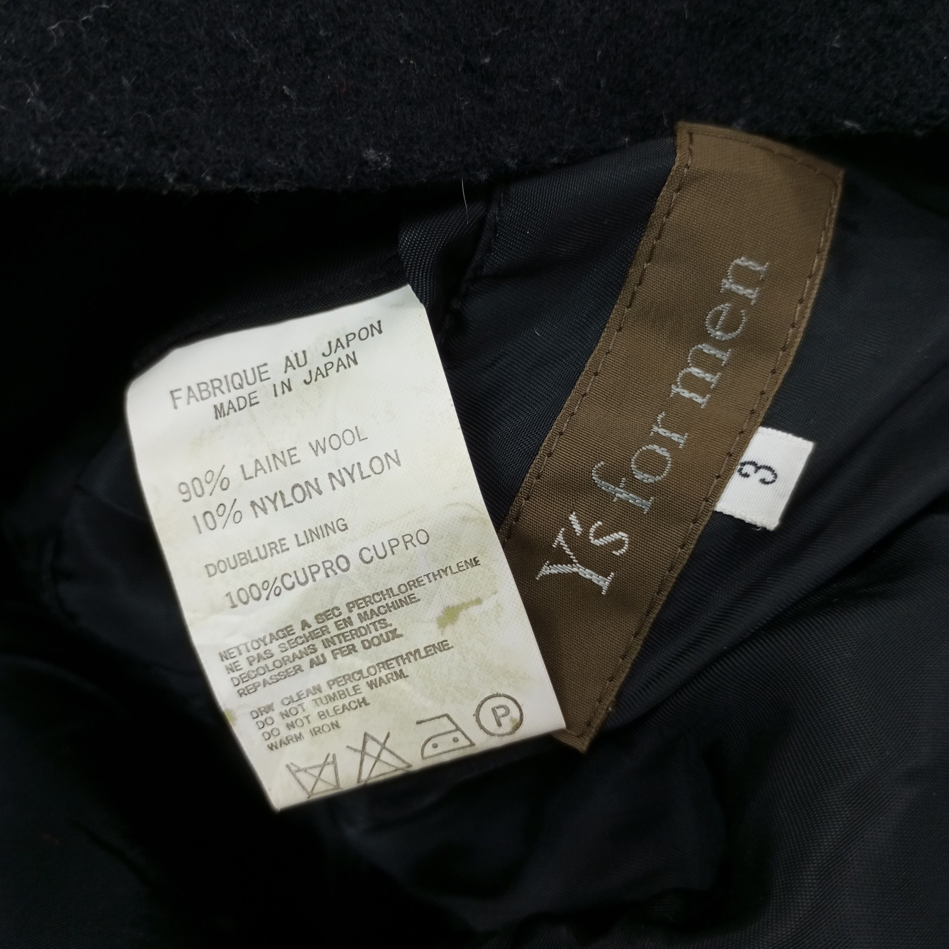 Yohji Yamamoto Ys For Men by Yohji Yamamoto Fashion Custom Jacket c226n6 Size US L / EU 52-54 / 3 - 9 Thumbnail