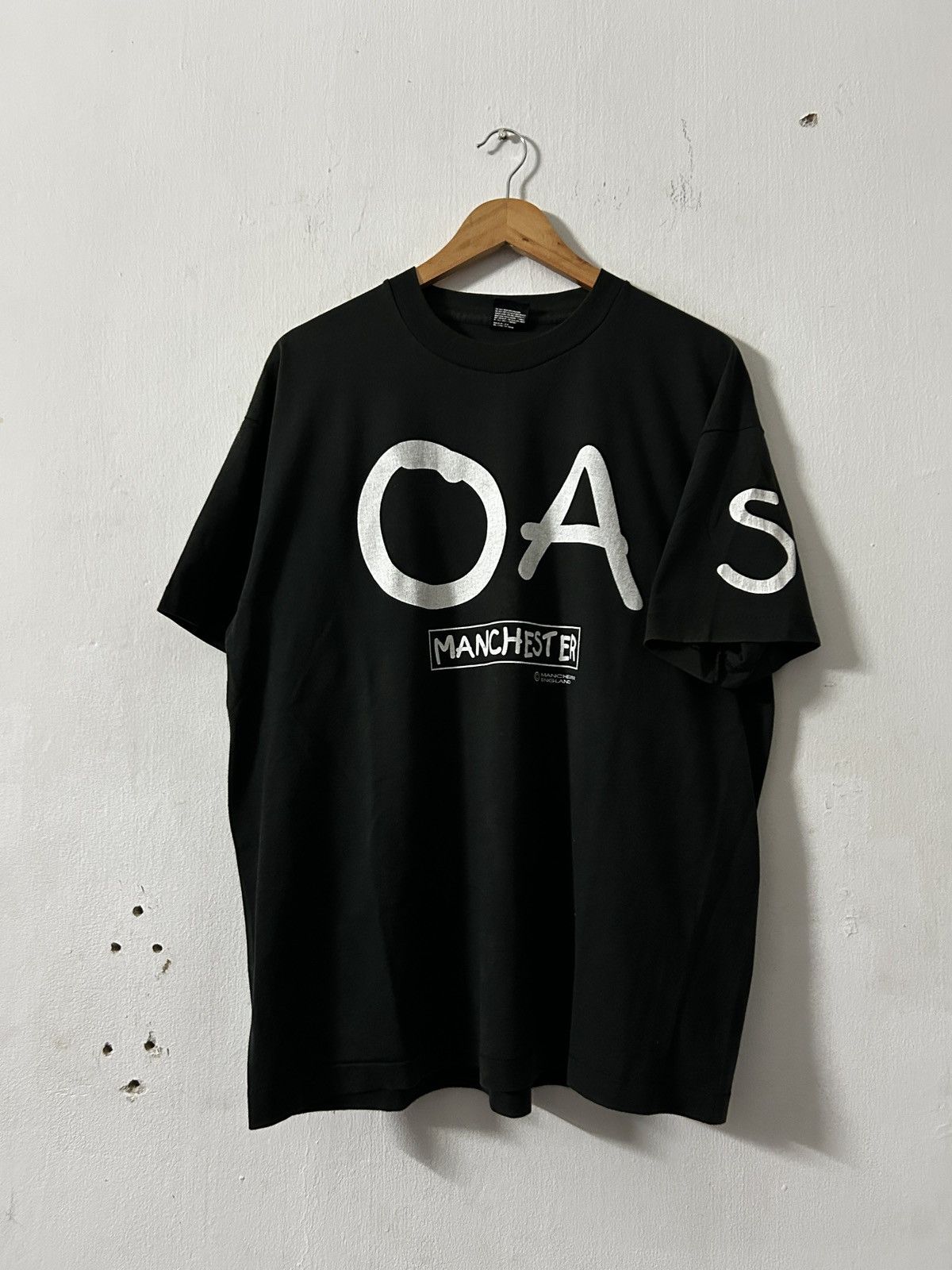 Band Tees RARE Vintage 90’s Band Oasis double sided britpop music Size US XL / EU 56 / 4 - 1 Thumbnail