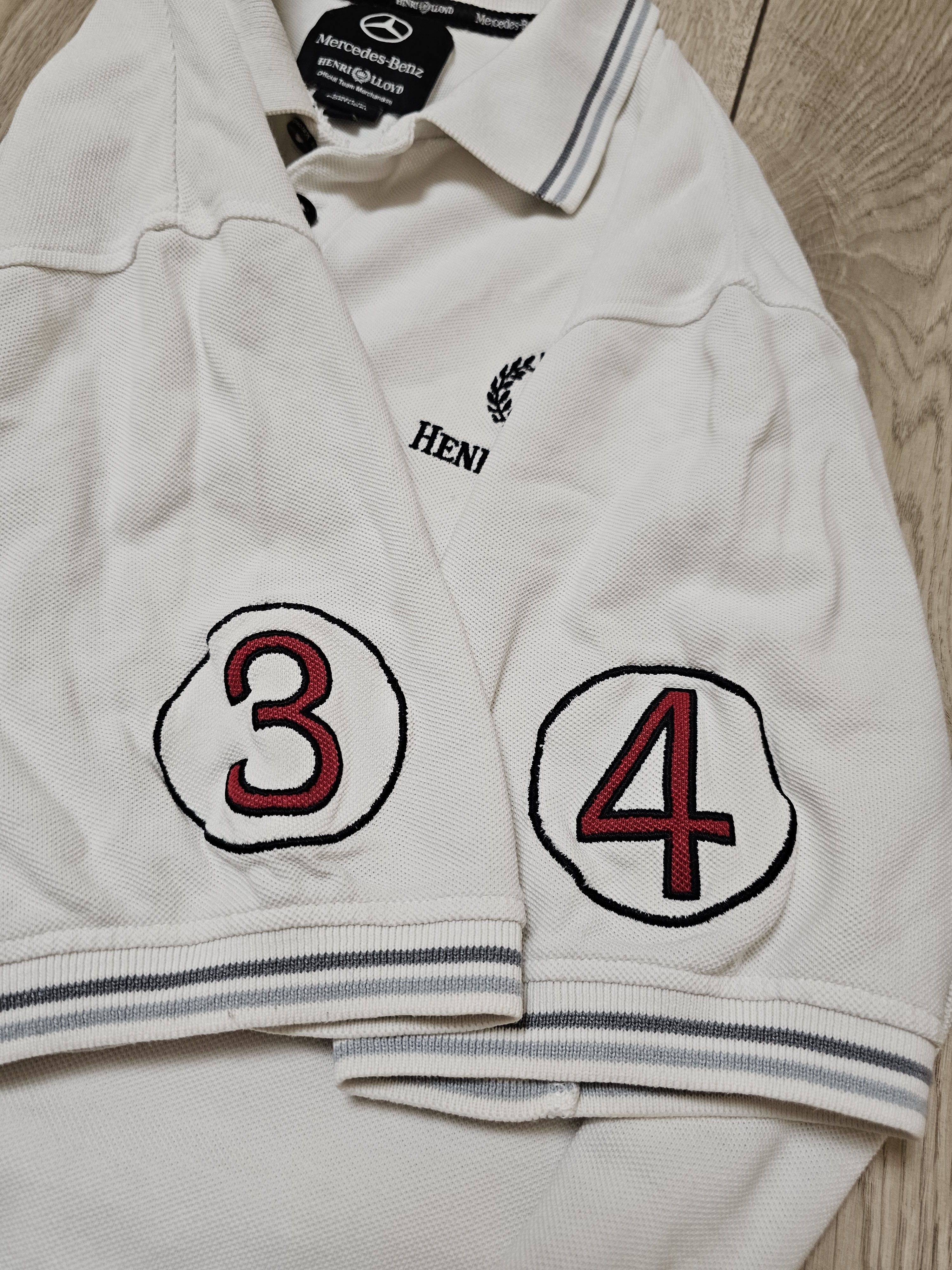 Formula 1 × Mercedes-Benz MERCEDES BENZ RACING SHIRT POLO HENRI LLOYD JERSEY COTTON Size US L / EU 52-54 / 3 - 6 Thumbnail