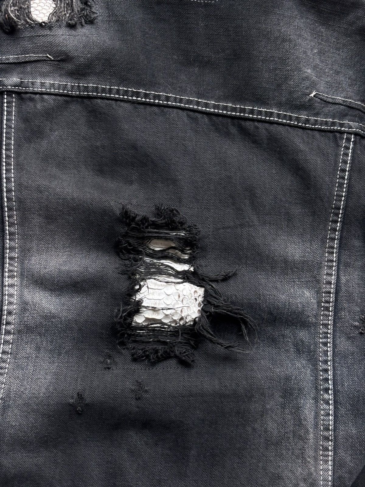 GOSTAR DE FUGA FUGA mudwash fur denim jacket Size US S / EU 44-46 / 1 - 8 Thumbnail