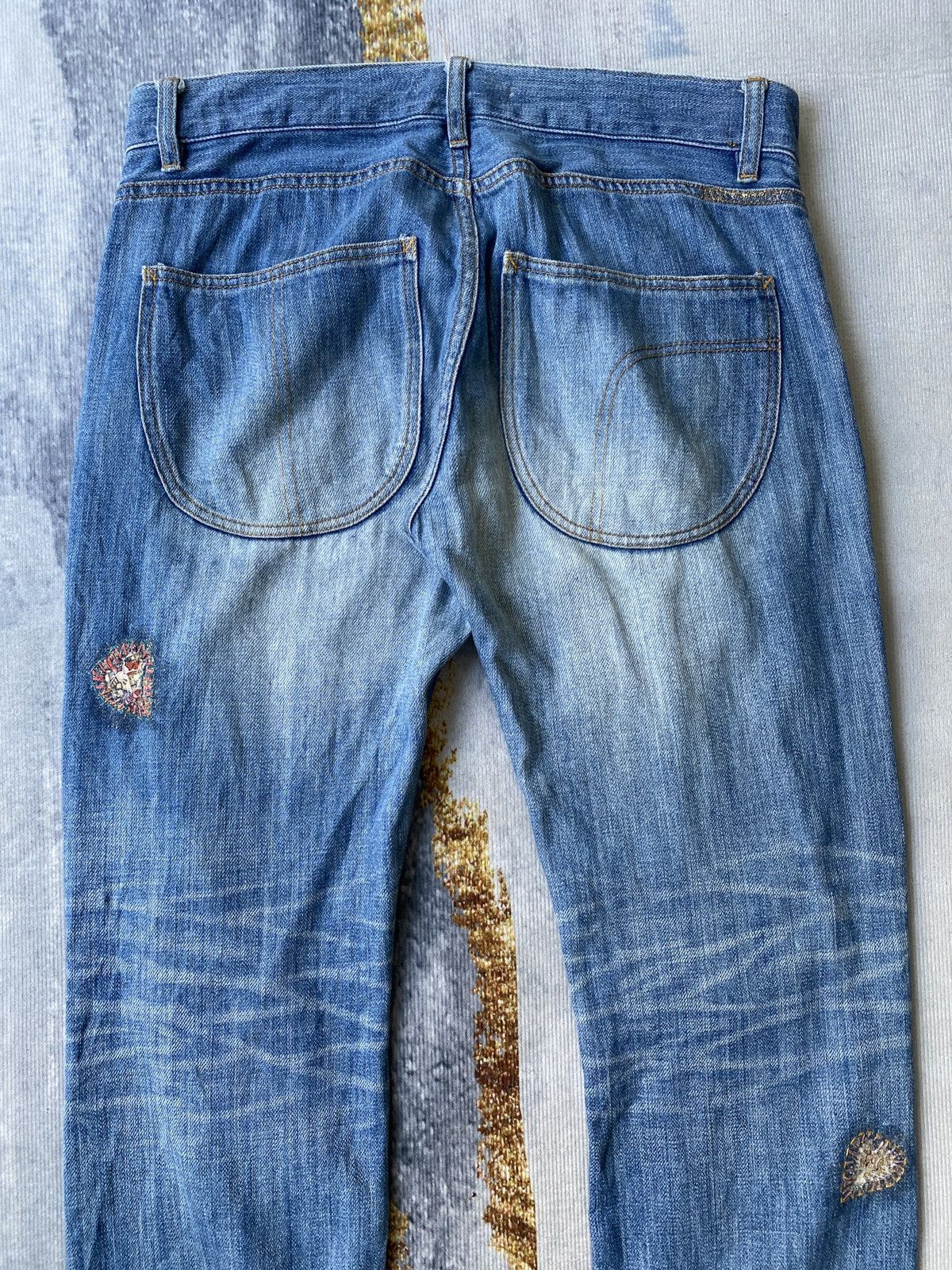 Issey Miyake Vintage 90’s Tsumori Chisato By Issey Miyake Distressed Jean Size US 33 - 11 Thumbnail