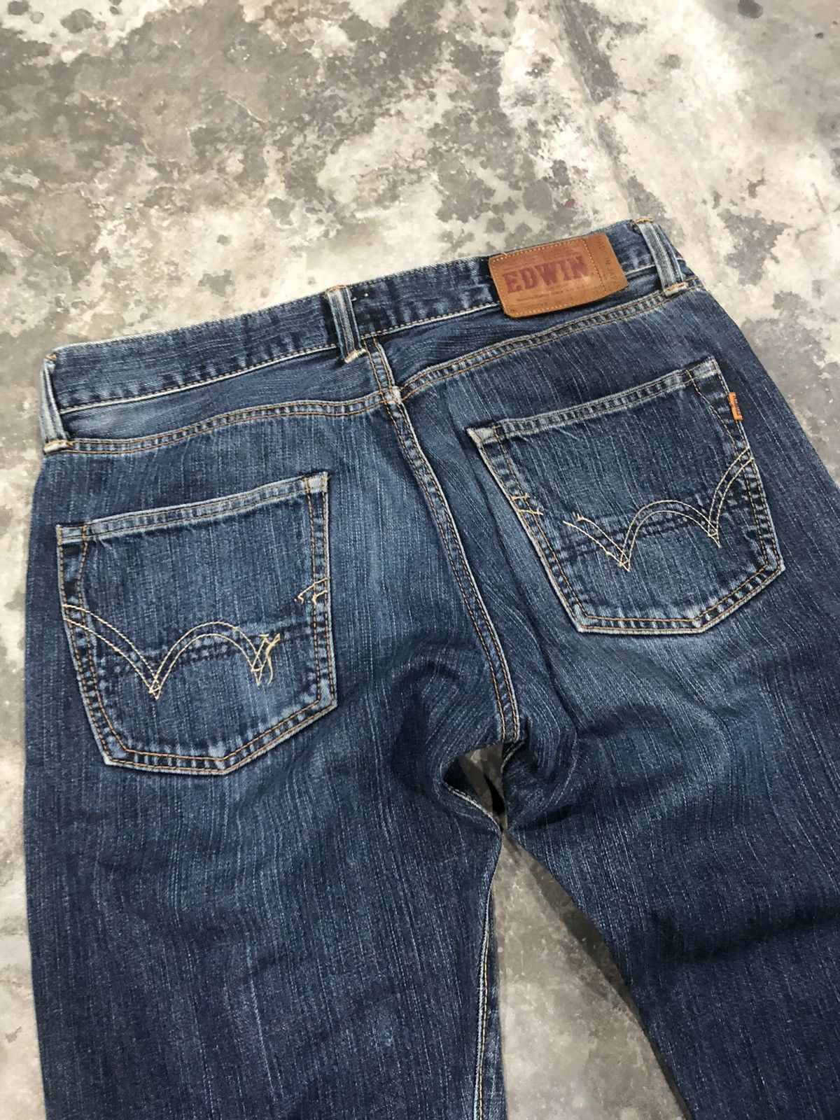 Edwin × Vintage Edwin 505Z Denim Jeans Distressed Size US 34 / EU 50 - 11 Thumbnail