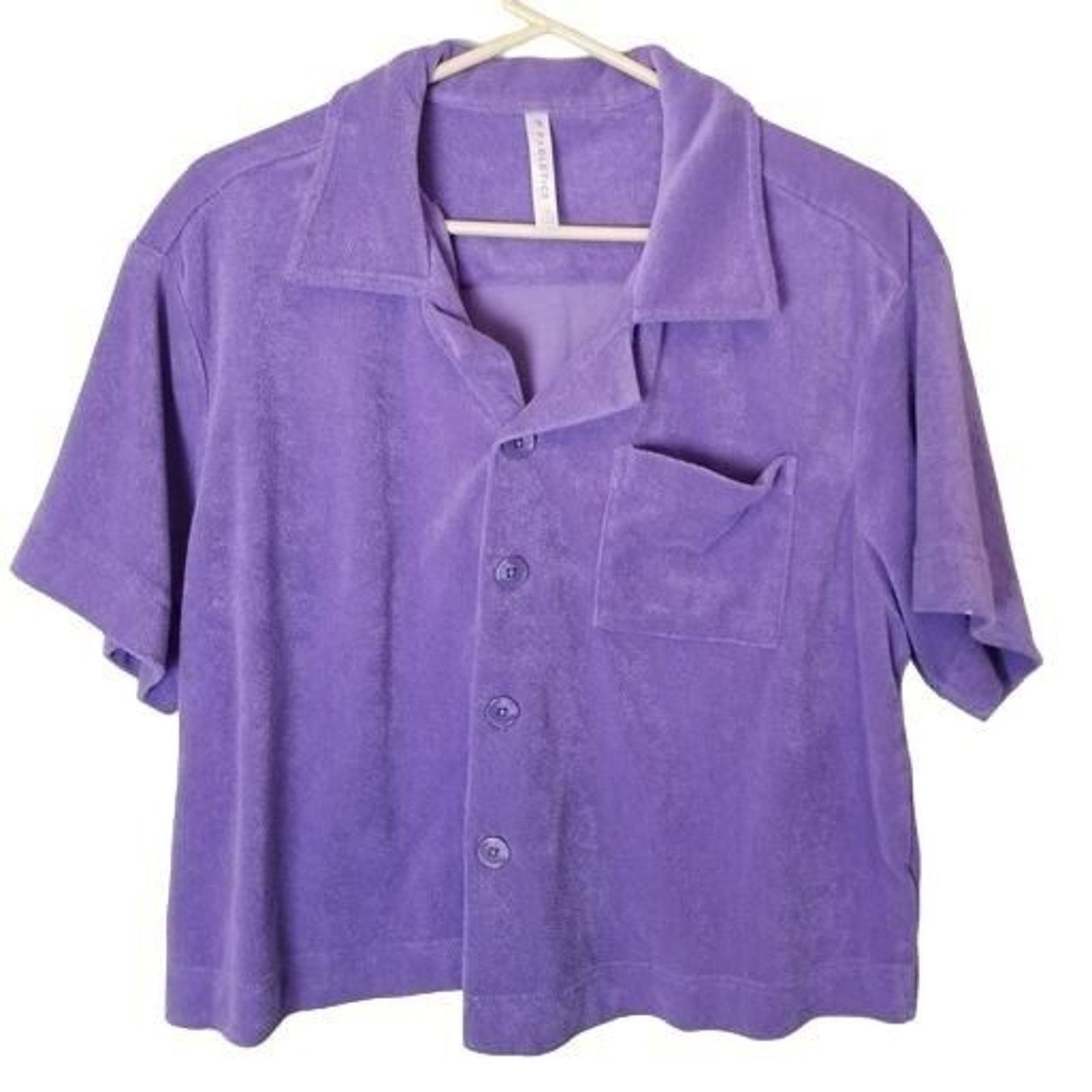 Fabletics Fabletics Womens Island Terry Boxy Button 2Pc Set S Resort Size S / US 4 / IT 40 - 1 Thumbnail