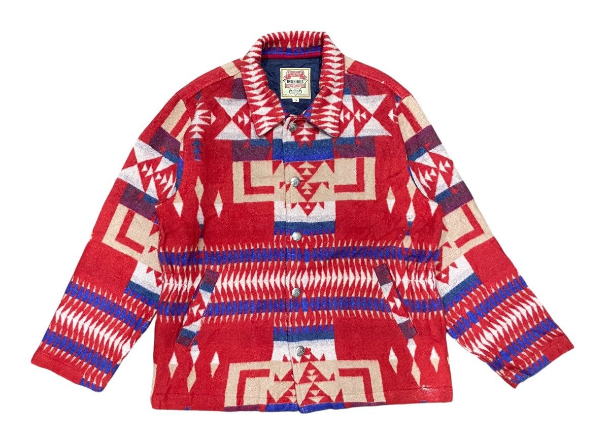 Native Vtg URBAN HILLS Navajo Native Wool Button Size US M / EU 48-50 / 2 - 1 Thumbnail