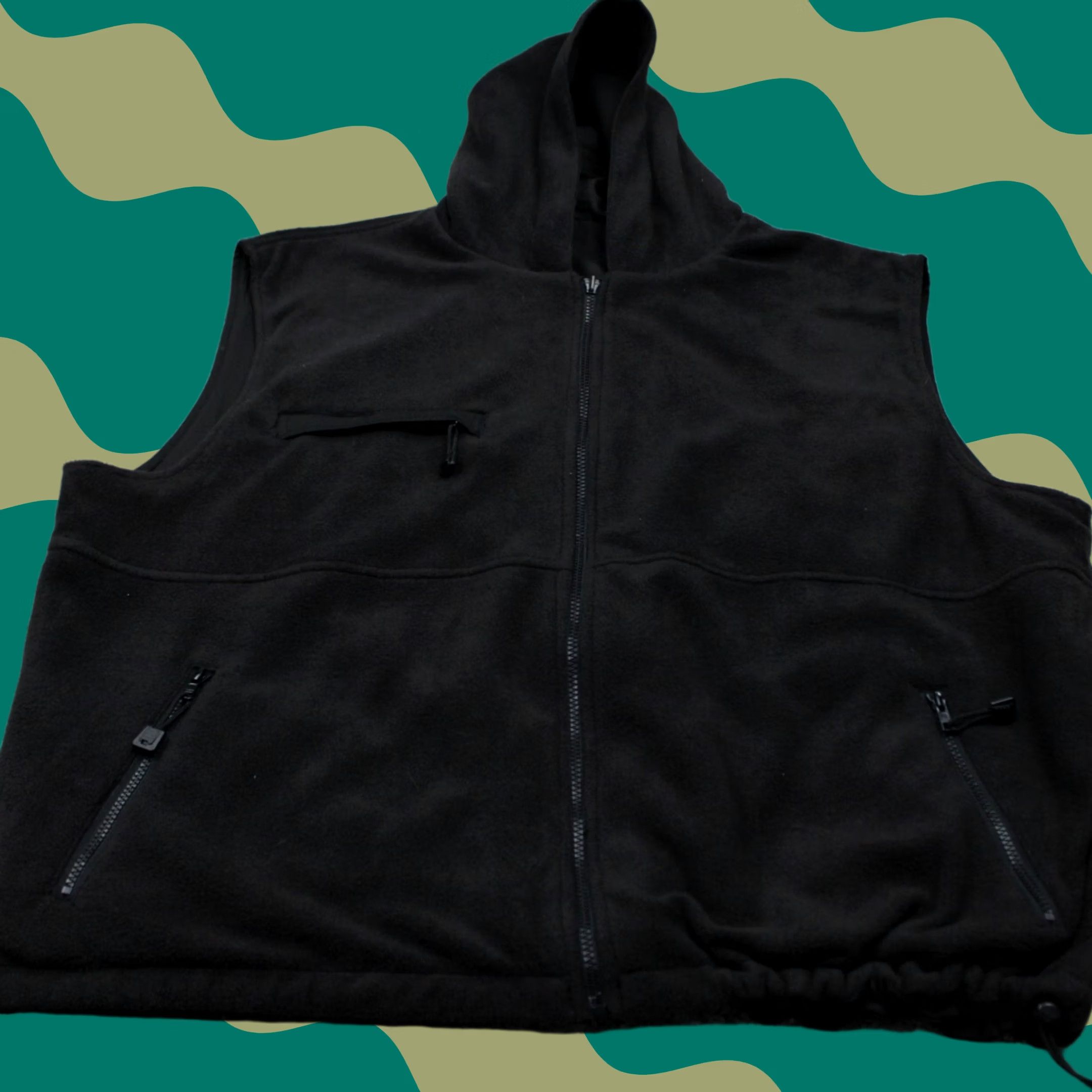 Vintage Ice Armor Reversible Vest Jacket Mens 2XL Black Hooded Full Zip Coat Size US XXL / EU 58 / 5 - 1 Thumbnail