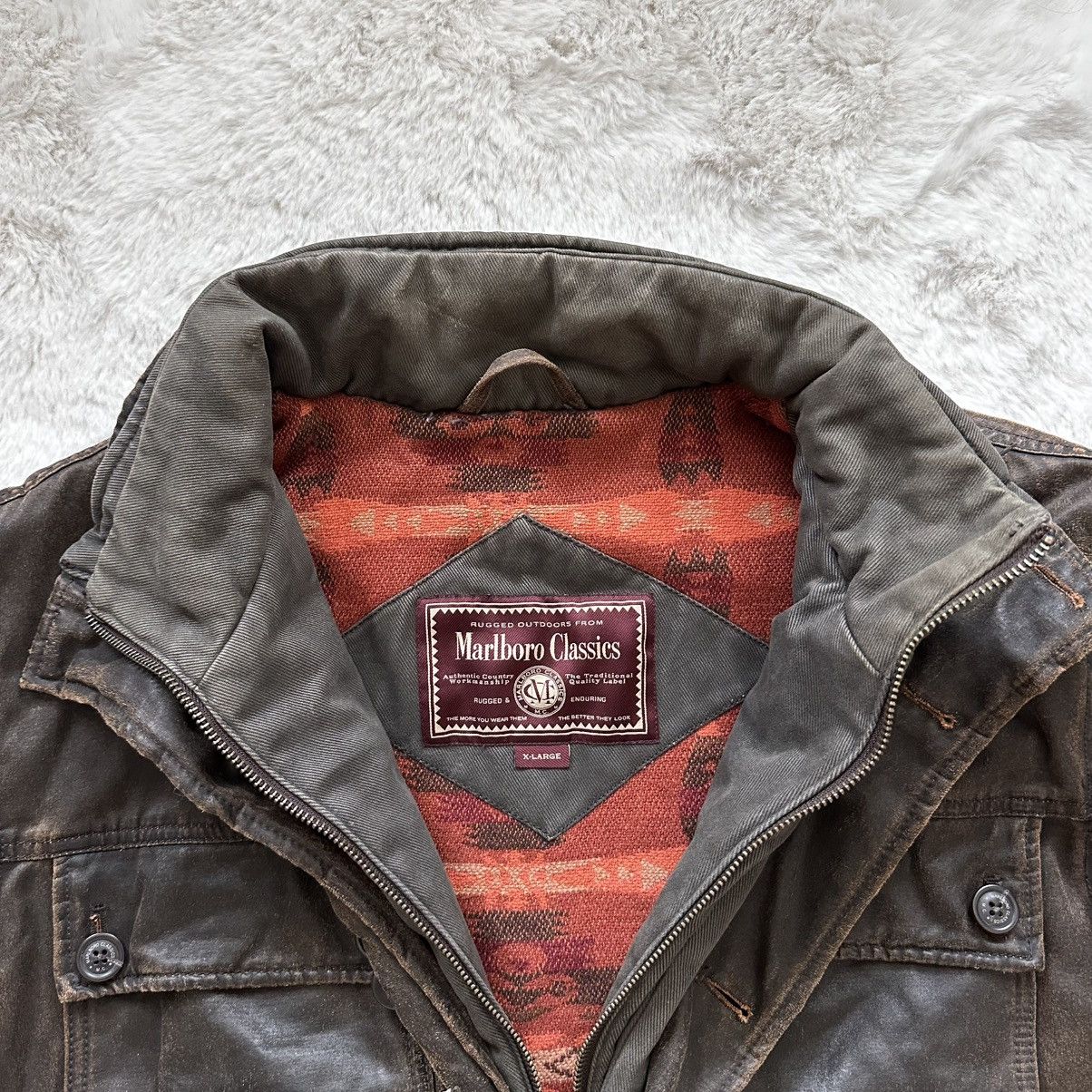 Marlboro Classics marlboro classics vintage leather faded jacket archive Size US XL / EU 56 / 4 - 4 Thumbnail